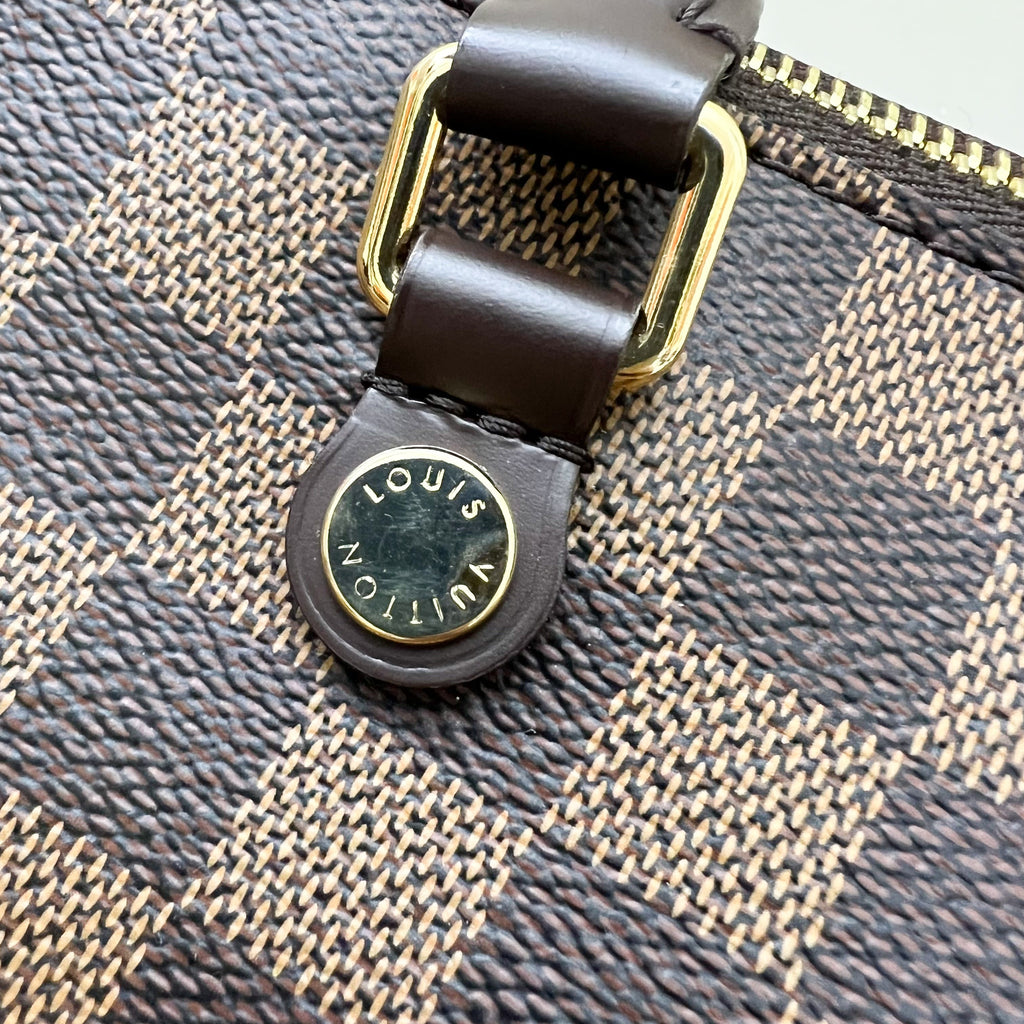 LV Siena GM Bag in Damier Ebene Canvas and GHW