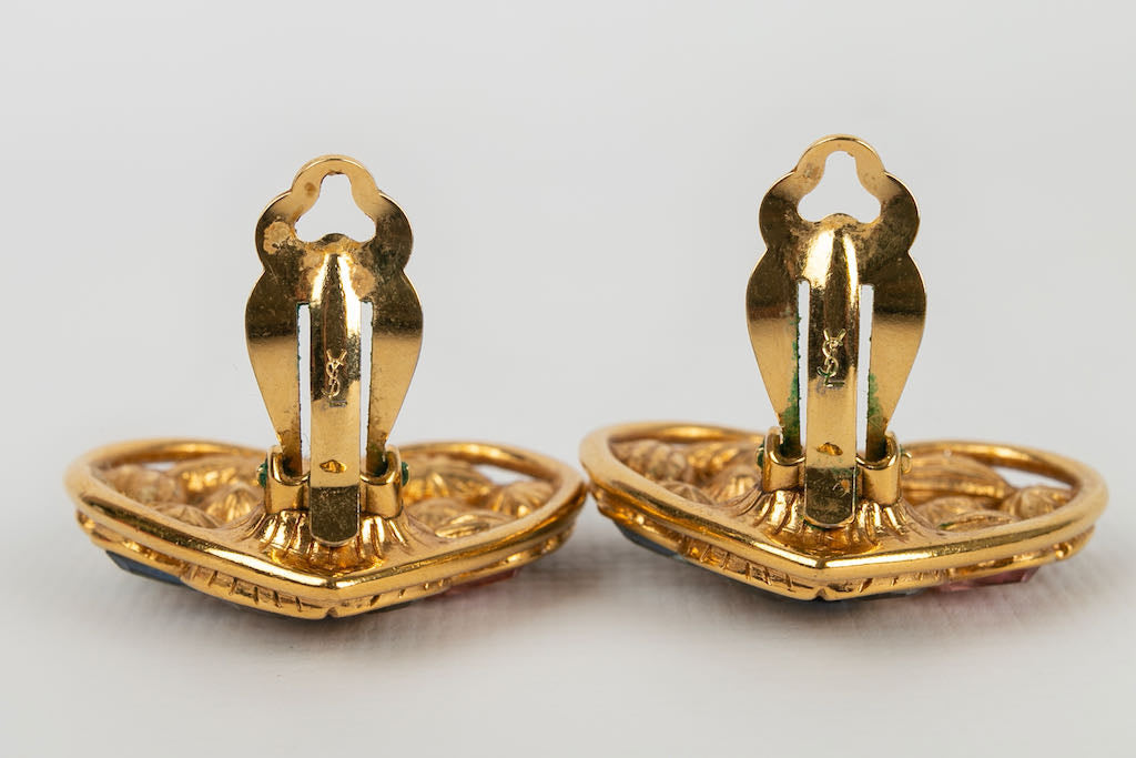 Boucles d'oreilles coeur Yves Saint Laurent