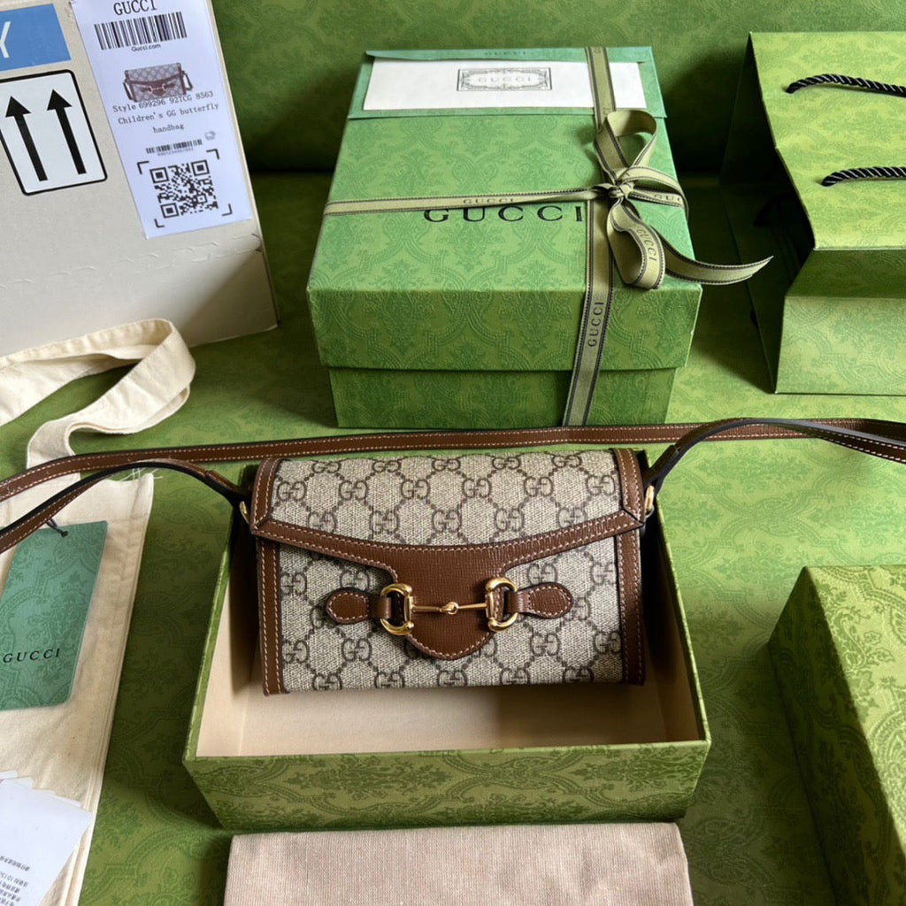 gg Horsebit 1955 Mini Bag Beige For Women, Women’s Bags 7.1in/18cm gg ‎‎‎699296 92TCG 8563