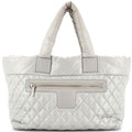 CHANEL Coco Cocoon Zipped Tote Quilted Nylon Large