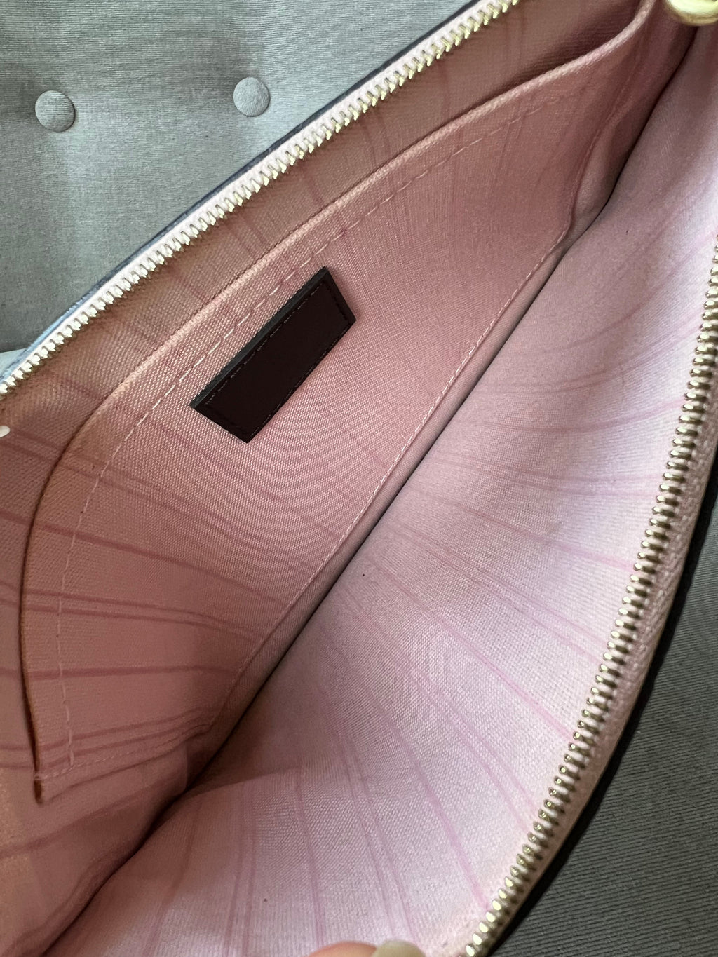Louis Vuitton Pouch (from Neverfull MM) in Damier Ebene