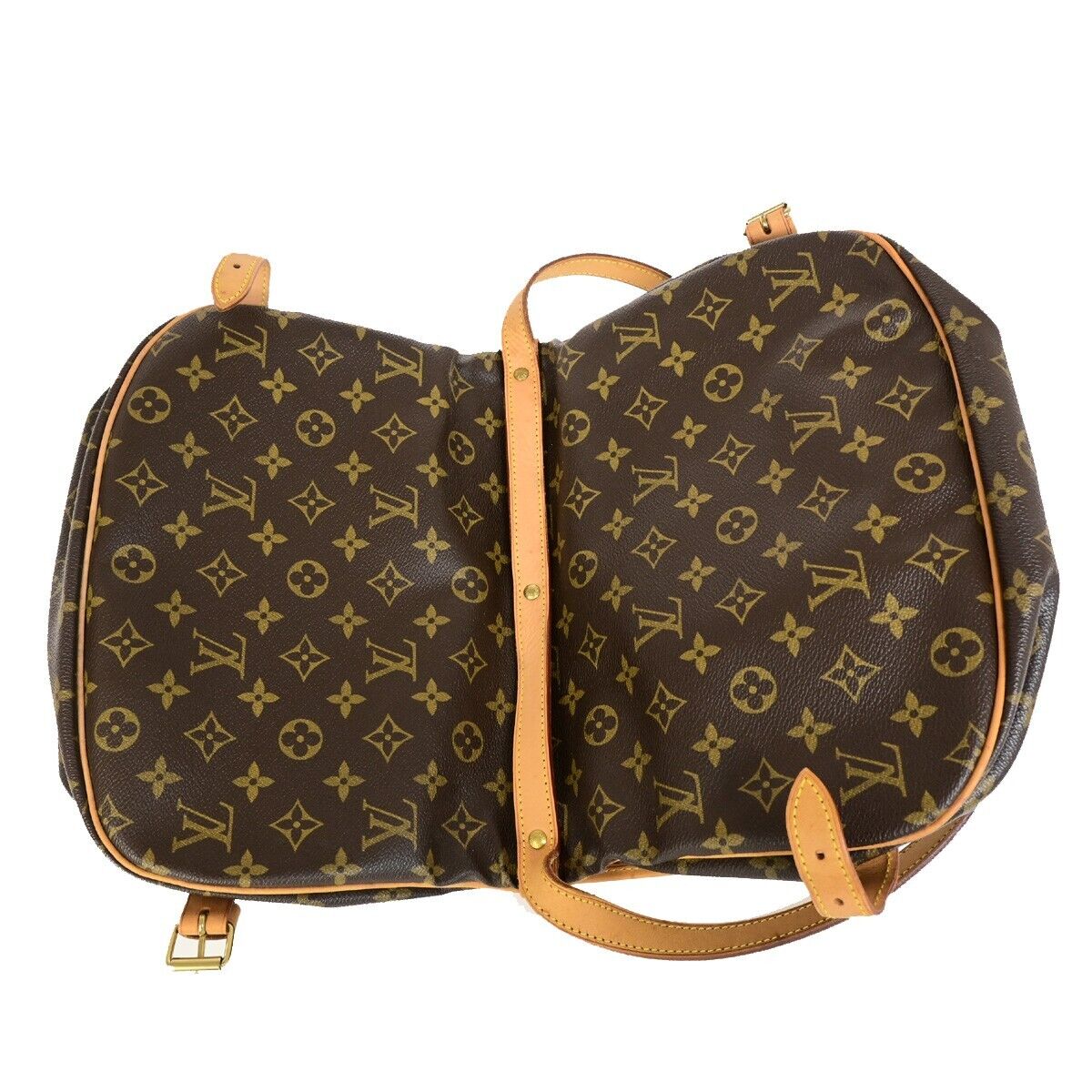 Louis Vuitton Saumur 30  Canvas Shoulder Bag