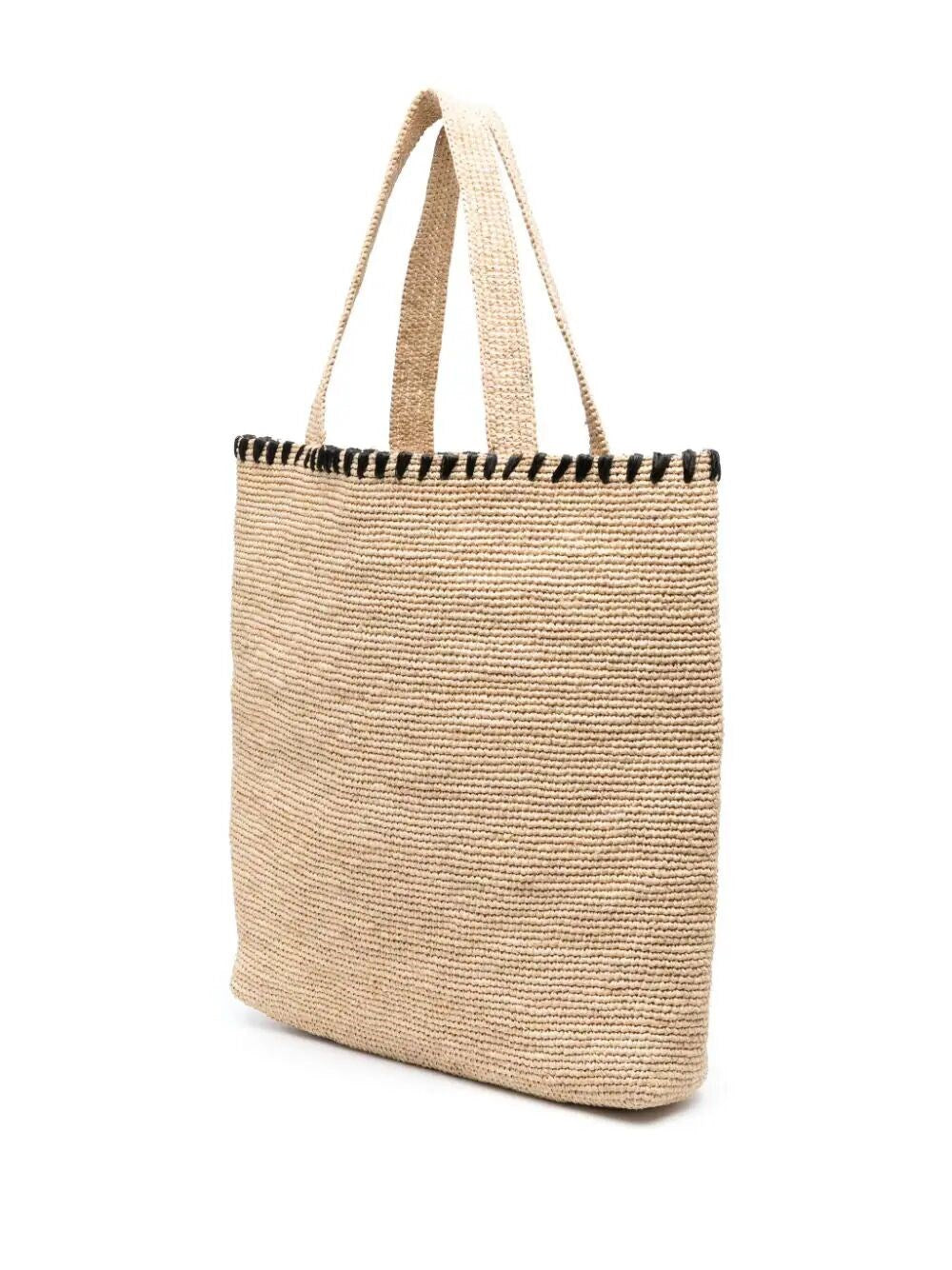 Lanvin Women Logo-Embroidered Raffia Tote Bag