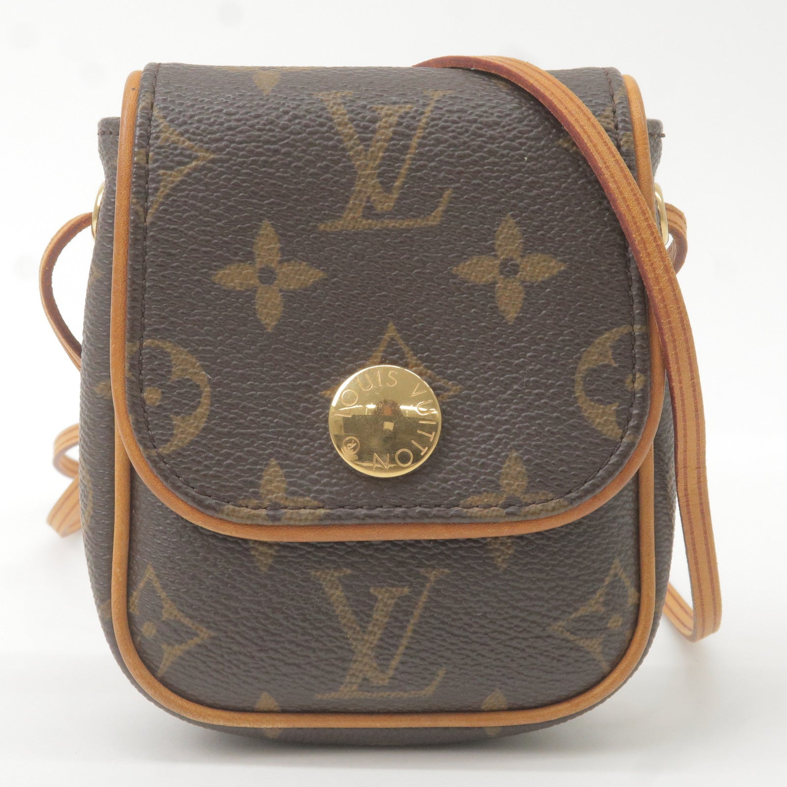 Louis Vuitton Monogram Pochette Cancun Shoulder Bag Pouch M60018