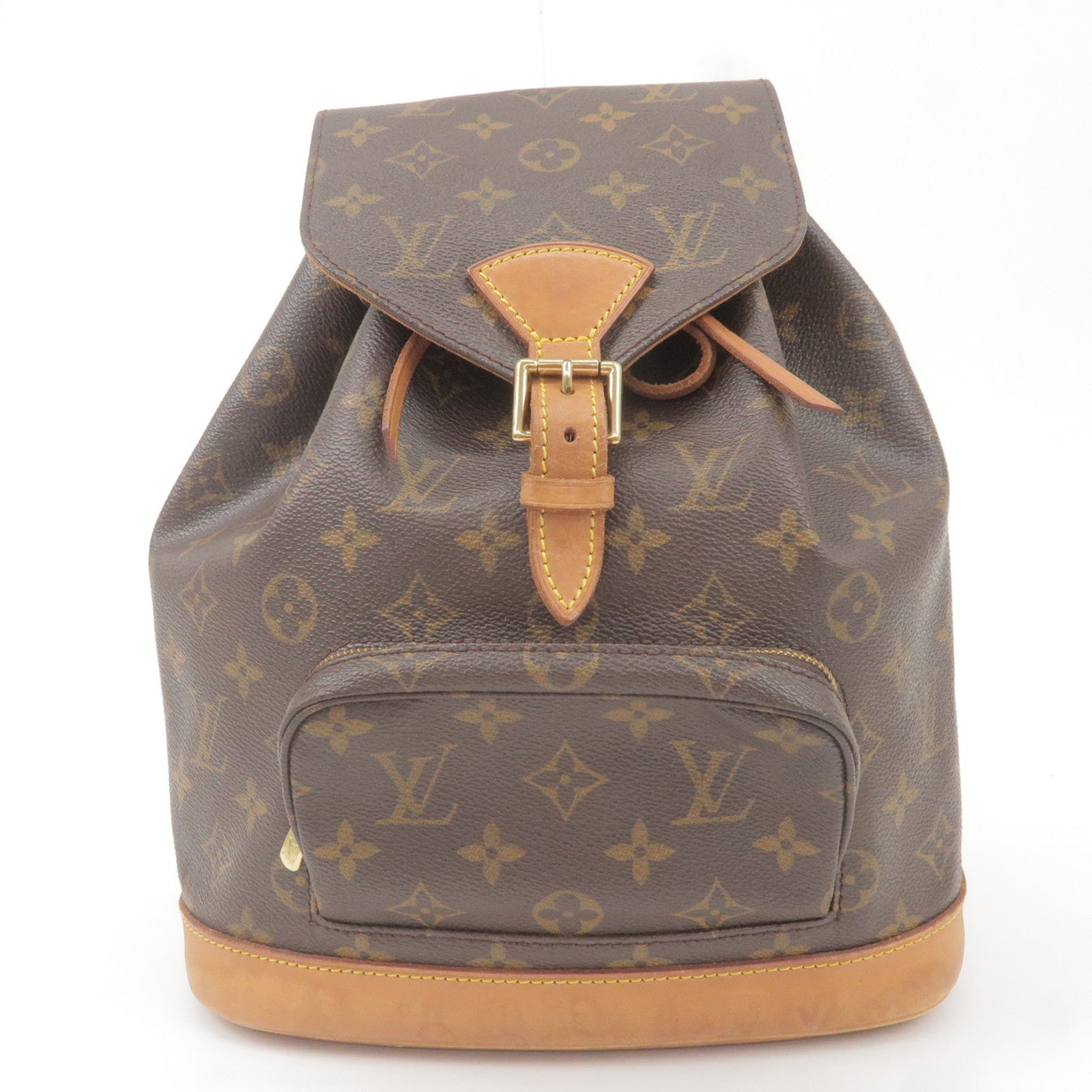 Louis Vuitton Monogram Montsouris MM Back Pack Bag M51136