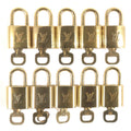 Louis Vuitton Set of 10 Lock & Key Cadena Key Lock