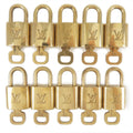 Louis Vuitton Set of 10 Lock & Key Cadena Key Lock