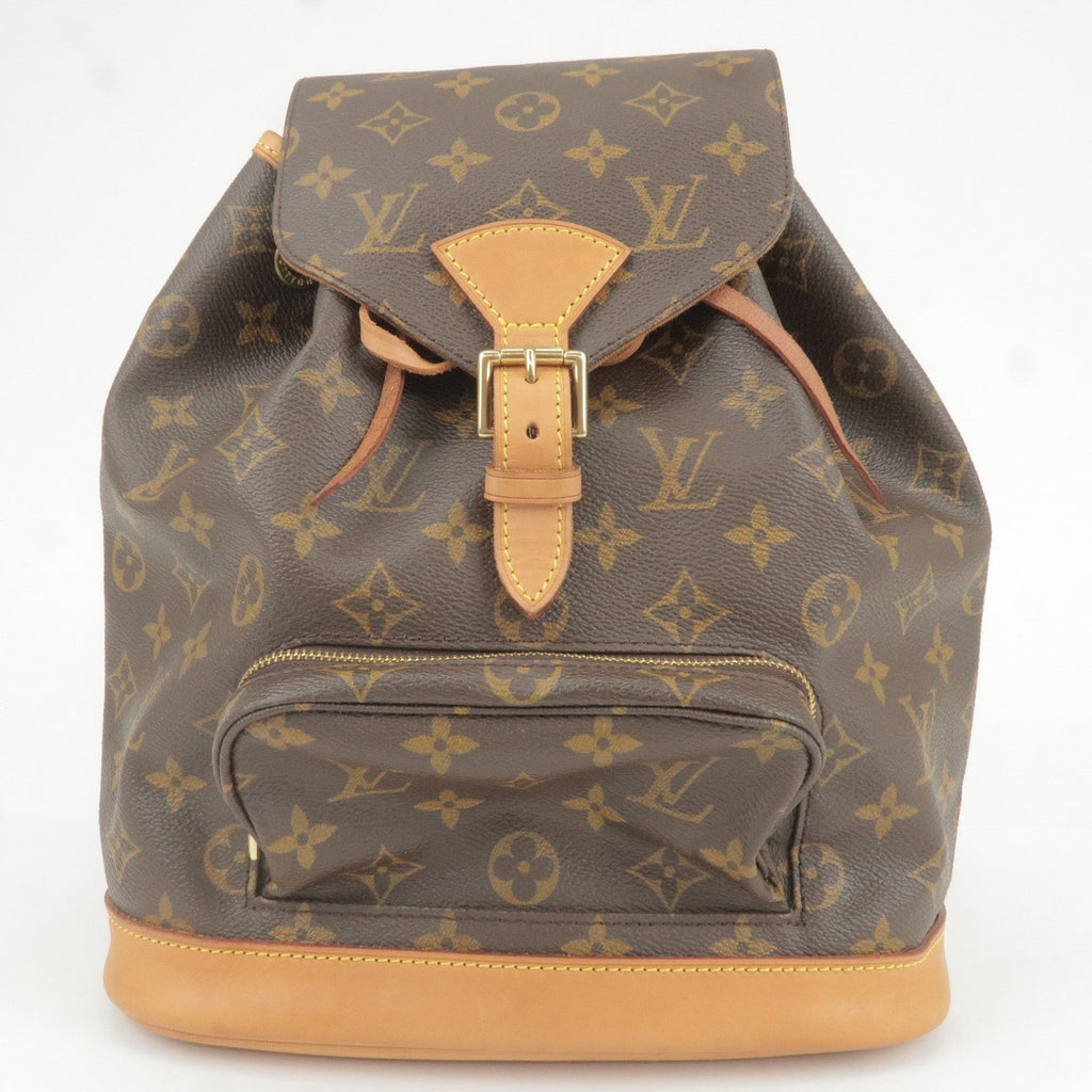 Louis Vuitton Monogram Montsouris MM Back Pack Bag M51136