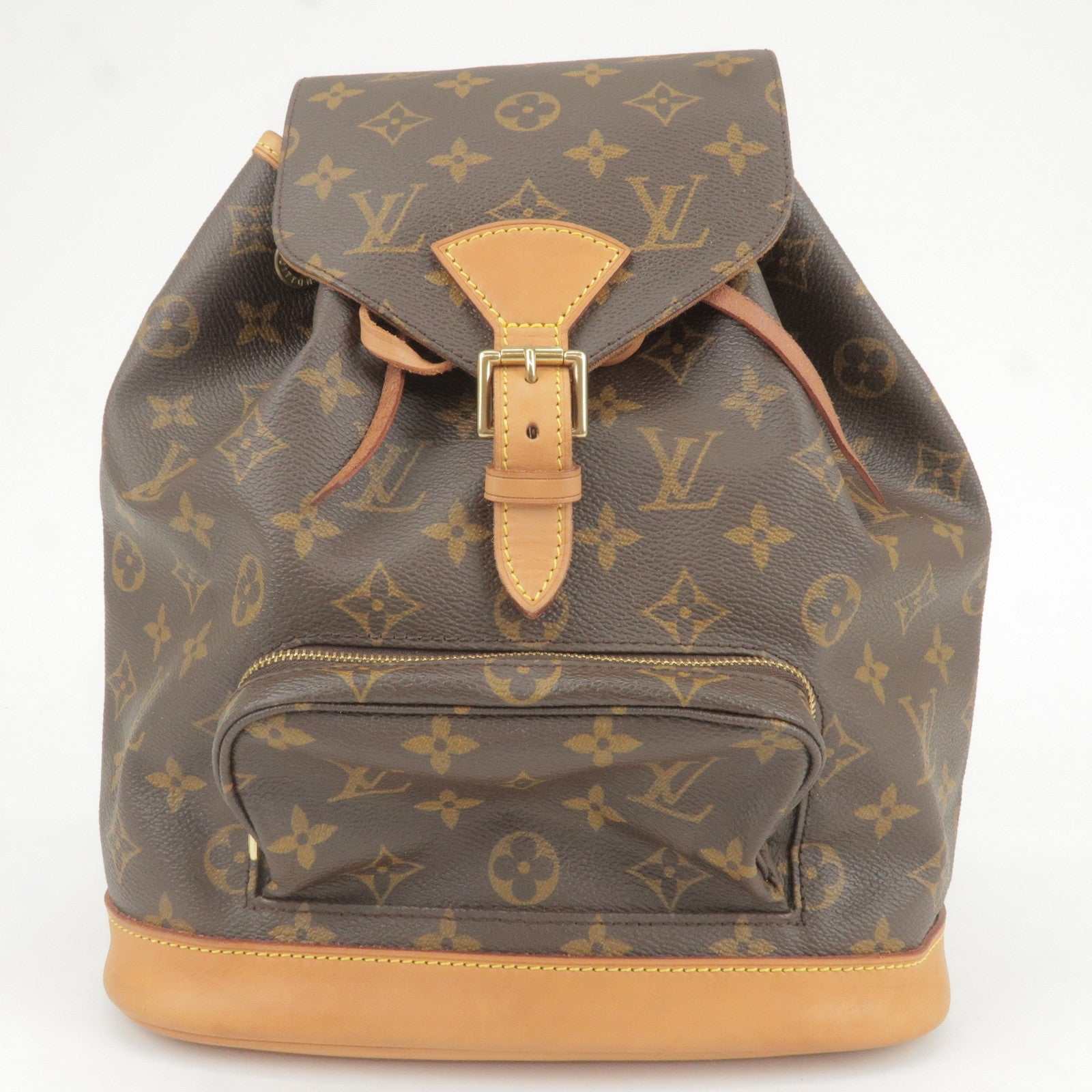 Louis Vuitton Monogram Montsouris MM Back Pack Bag M51136