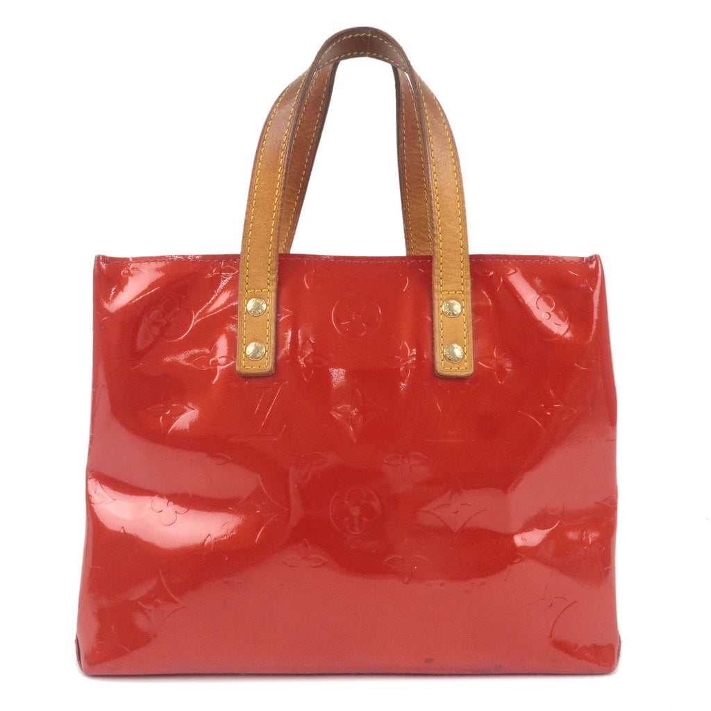 Louis Vuitton Monogram Vernis Lead PM Hand Bag Rouge M91088