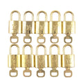 Louis Vuitton Set of 10 Lock & Key Cadena Key Lock Gold
