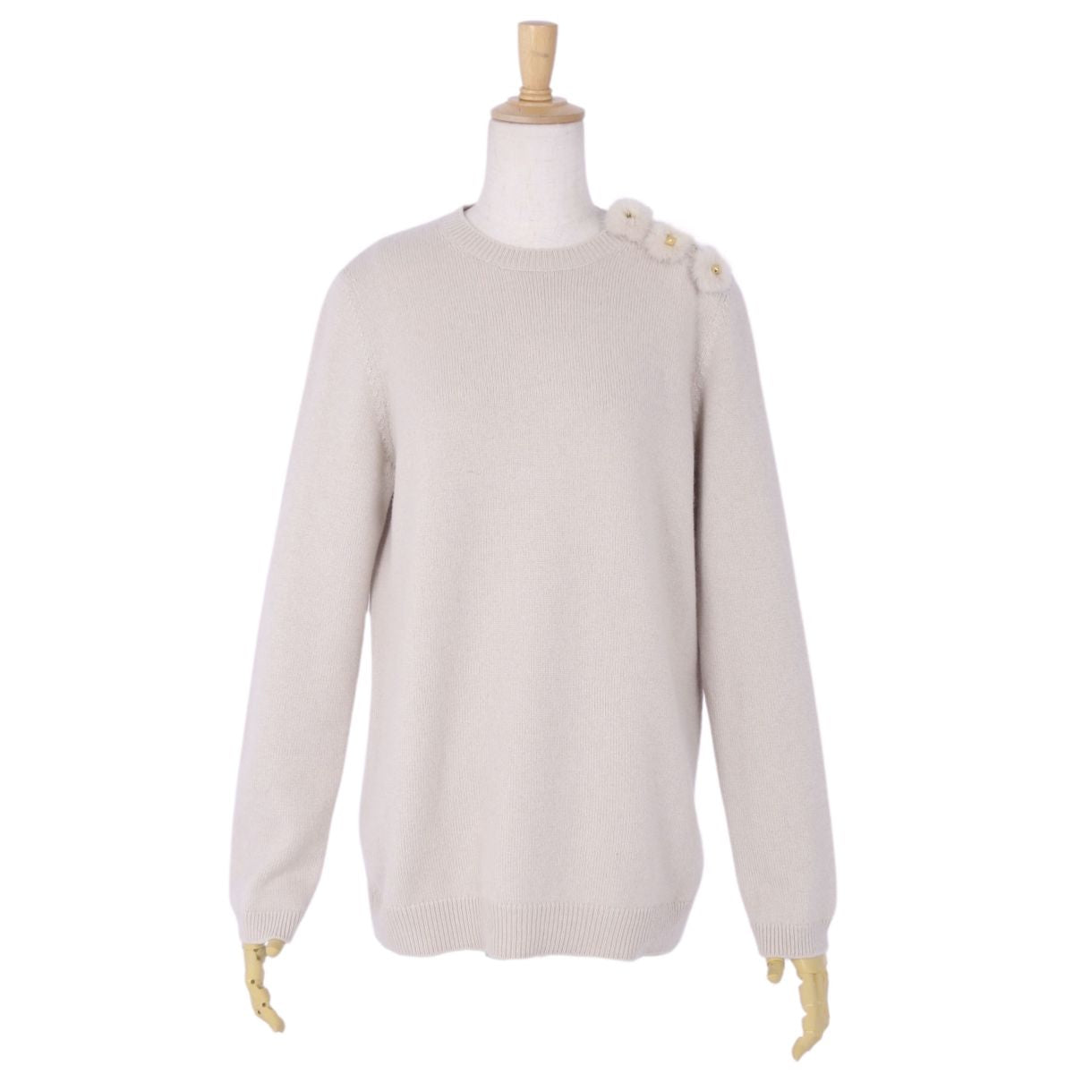 Louis Vuitton Long Sleeve Long Sleeve Long Sleeve  Tops  M Beige  Nitted