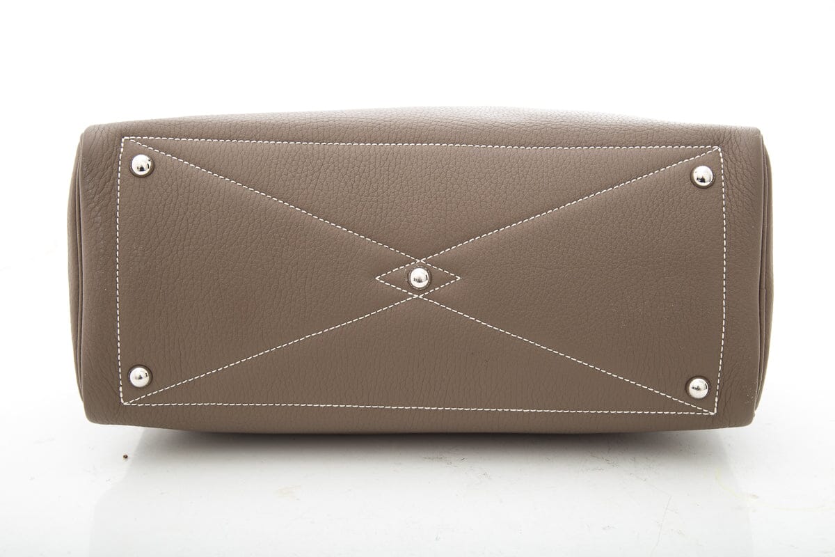 HermÃƒÆ’Ã‚Â¨s Grey 35 CM Victoria Handbag