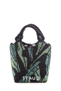 Staud Green & Black Sequins Handbag