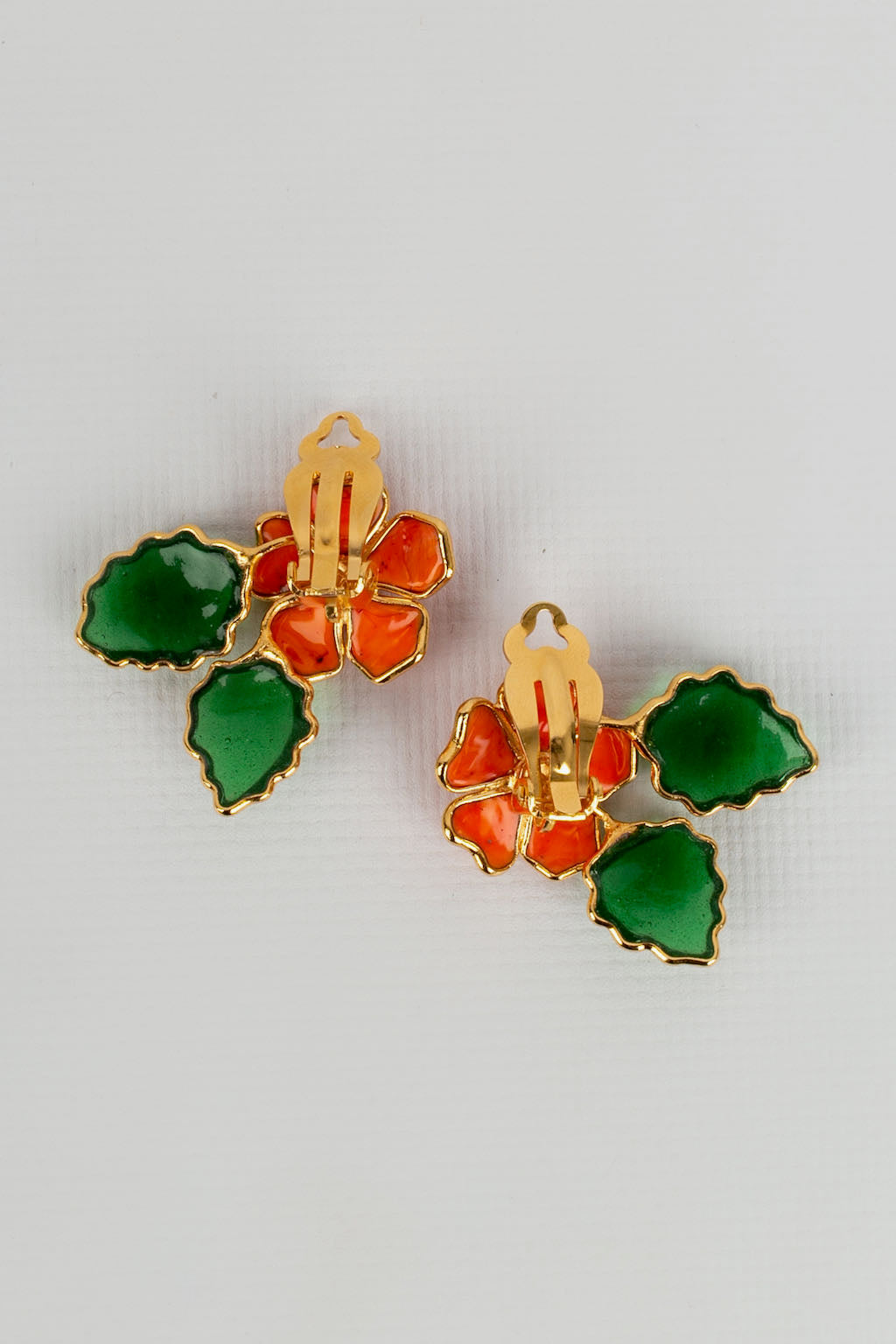 Boucles d'oreilles fleur Augustine