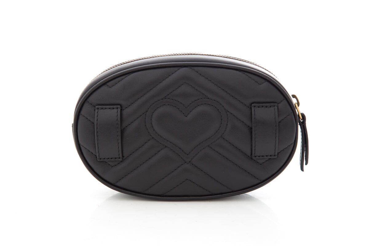 Gucci Black Small Marmont Belt Bag