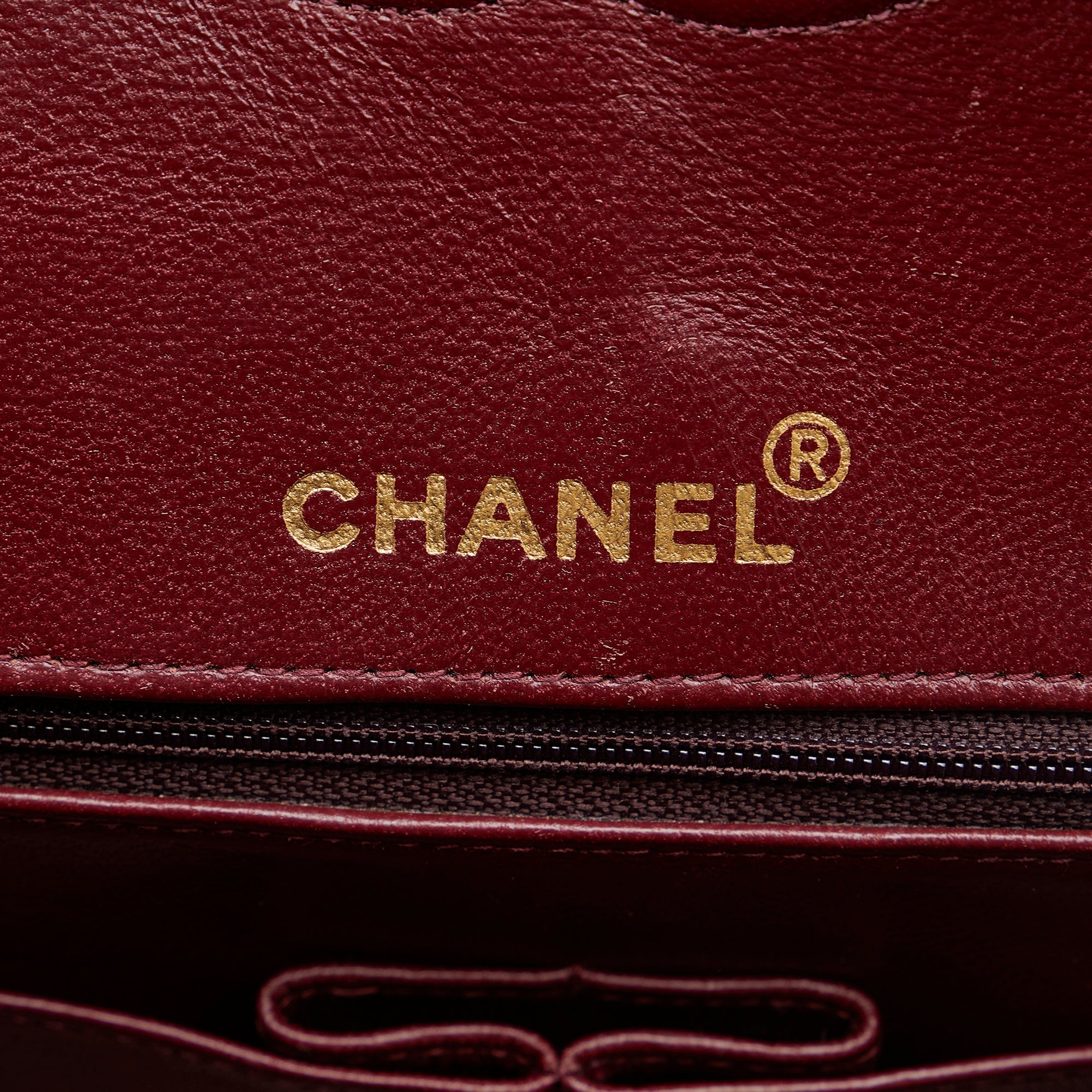 Chanel Classic Double Flap Medium Tall Black Lambskin Gold