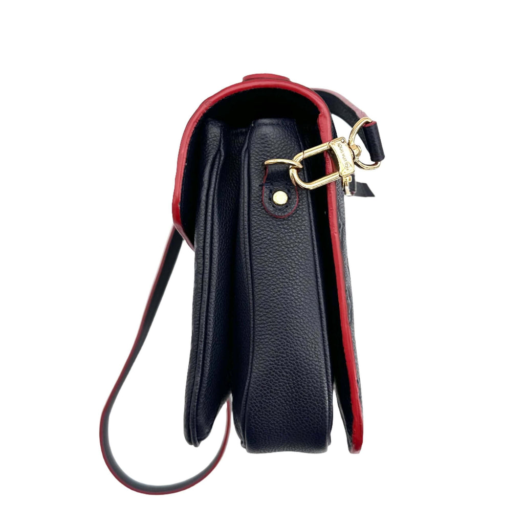 Louis Vuitton Empreinte Pochette MÃƒÆ’Ã‚Â©tis Marine Rouge