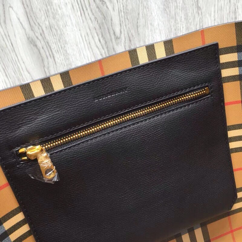 GLAMI Small Embossed Crest Tote Black For Women, Bags 13.8in/35cm