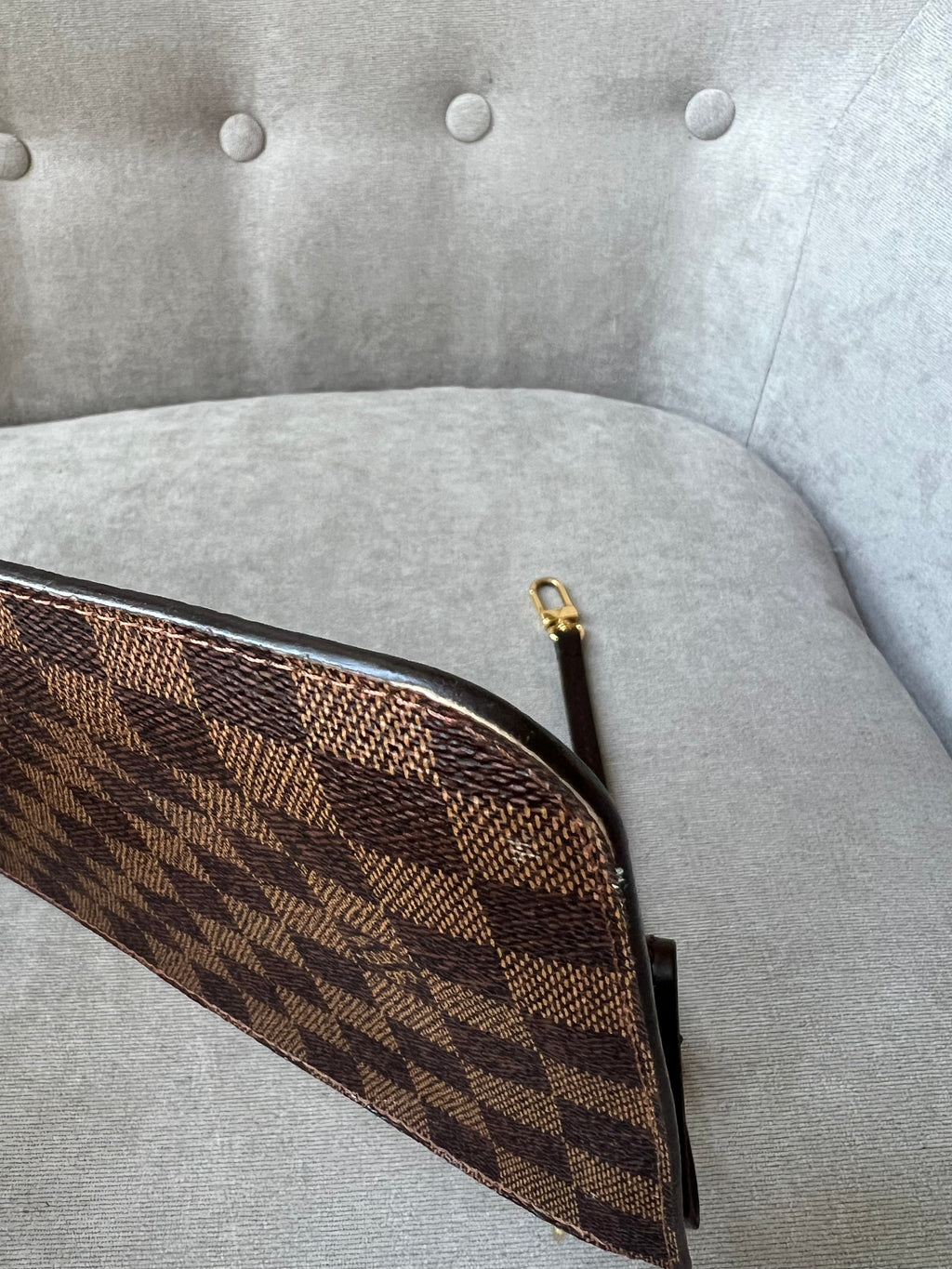 Louis Vuitton Pouch (from Neverfull MM) in Damier Ebene