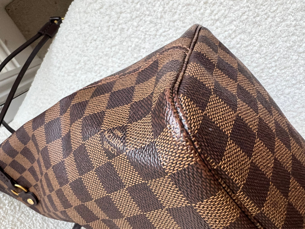 Louis Vuitton Neverfull MM Damier Ebene Rose Ballerine (RRP £1410)