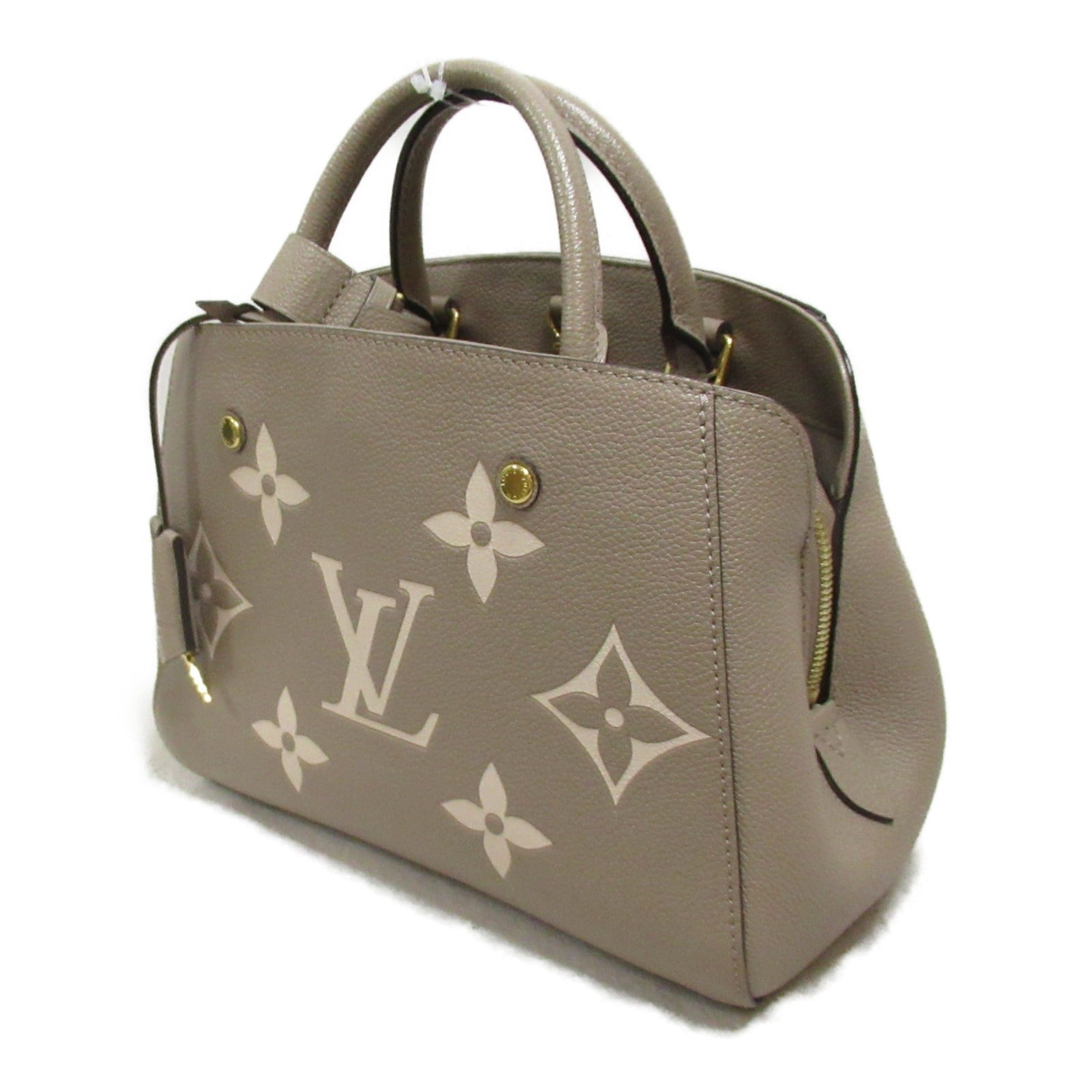 Louis Vuitton Louis Vuitton Montaigne BB Tote Bag Toast Bag Leather Monogram Amplant  Grey M45489