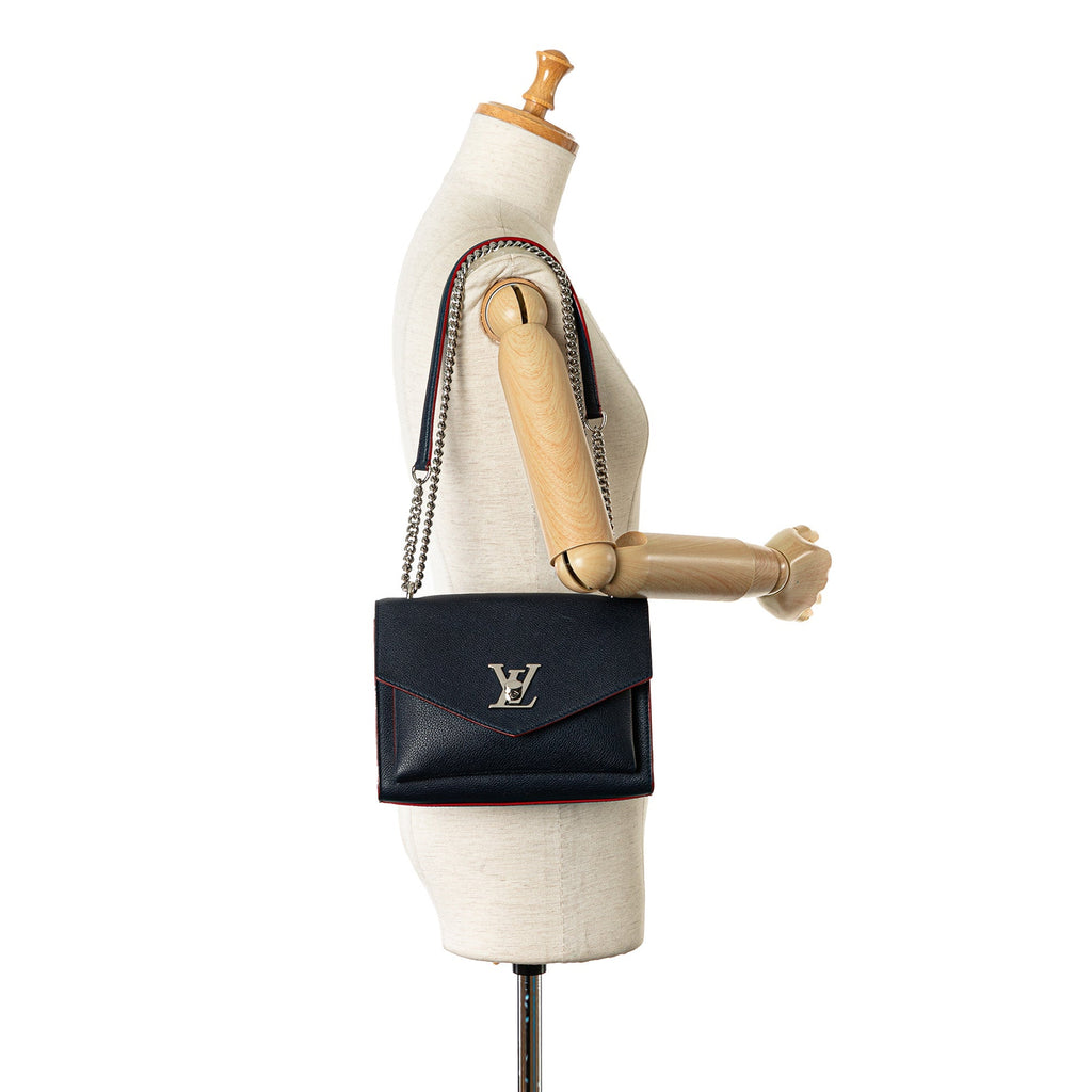 Louis Vuitton Lockme Cabas BB Blue Calfskin