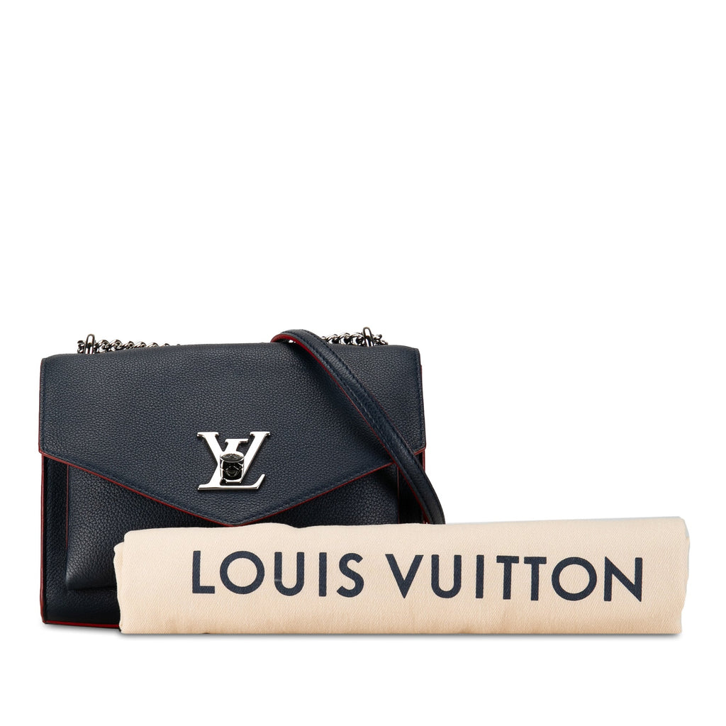 Louis Vuitton Lockme Cabas BB Blue Calfskin