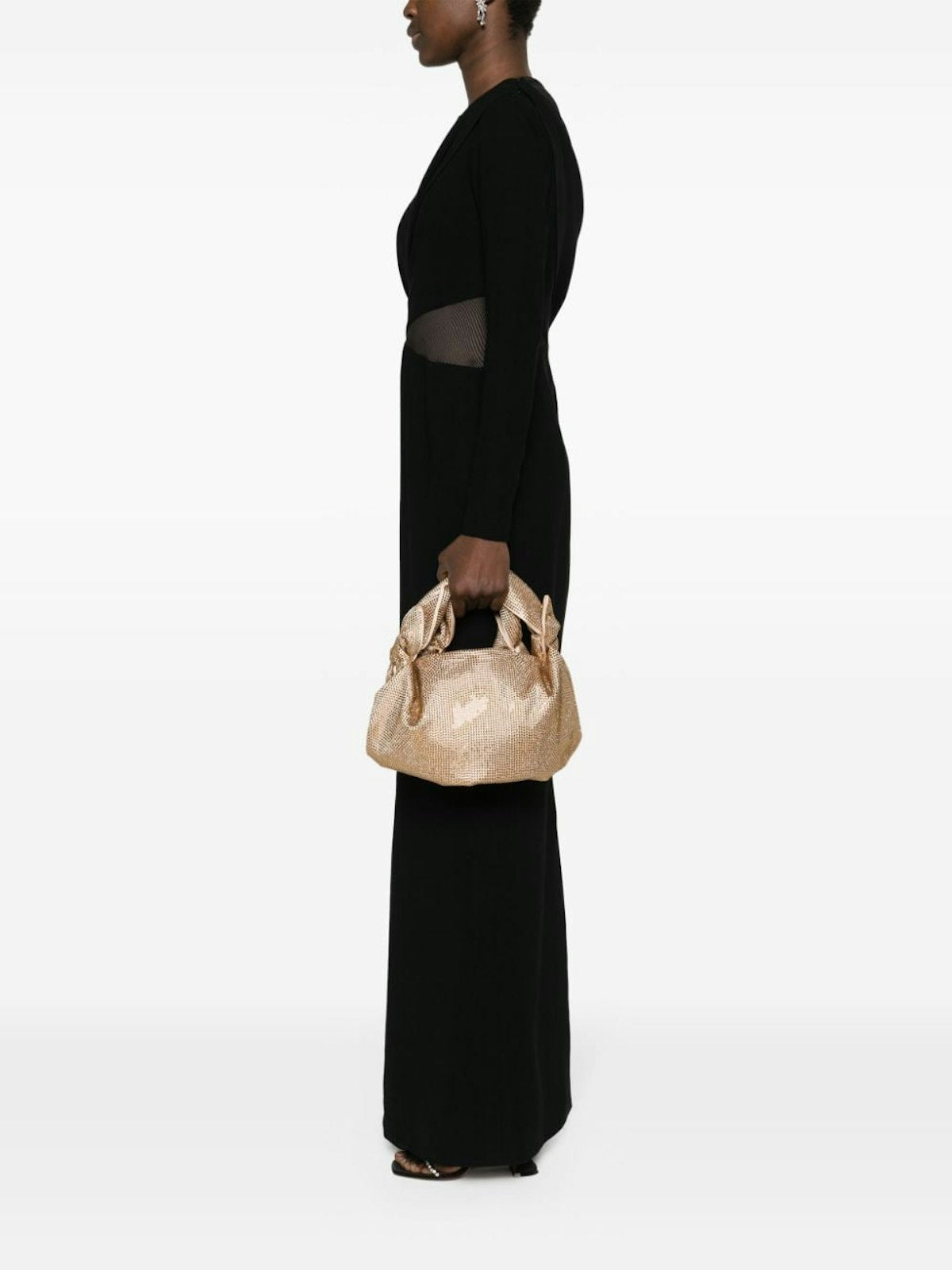 CRYSTAL EMBELLISHED HANDBAG
