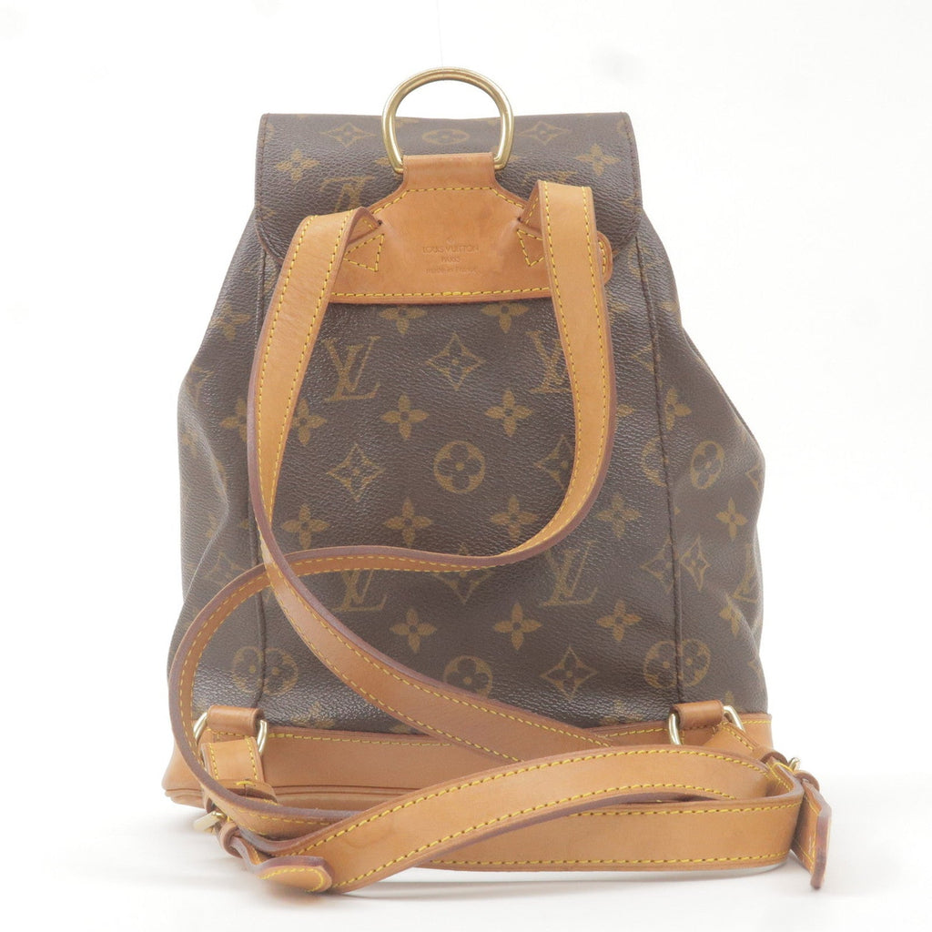 Louis Vuitton Monogram Montsouris MM Back Pack Bag M51136