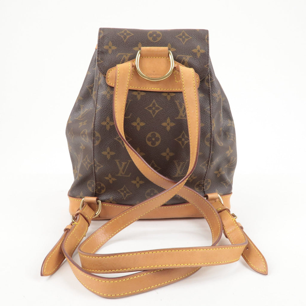 Louis Vuitton Monogram Montsouris MM Back Pack Bag Brown M51136