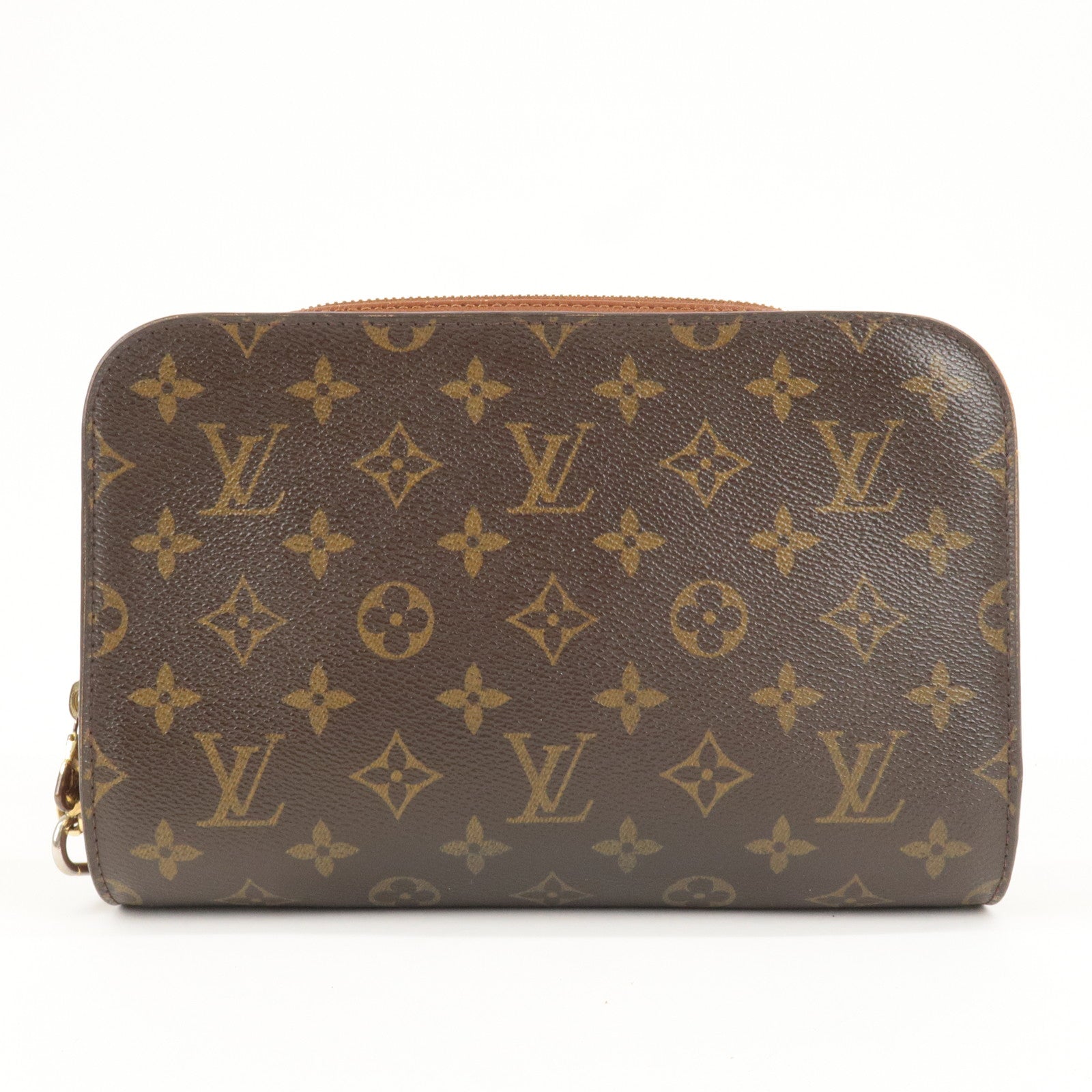 Louis Vuitton Monogram Orsay Clutch Bag Pouch Brown M51790