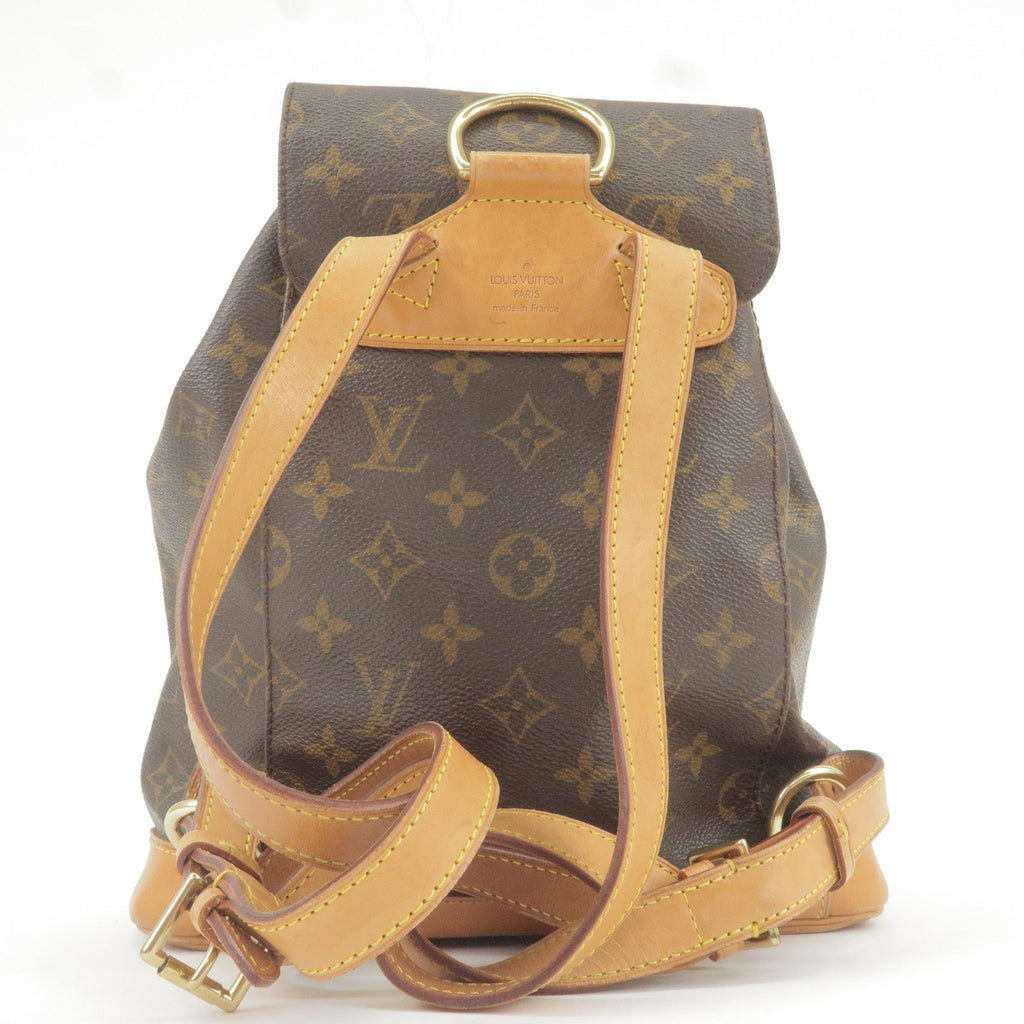 Louis Vuitton Monogram Montsouris MM Back Pack Bag M51136