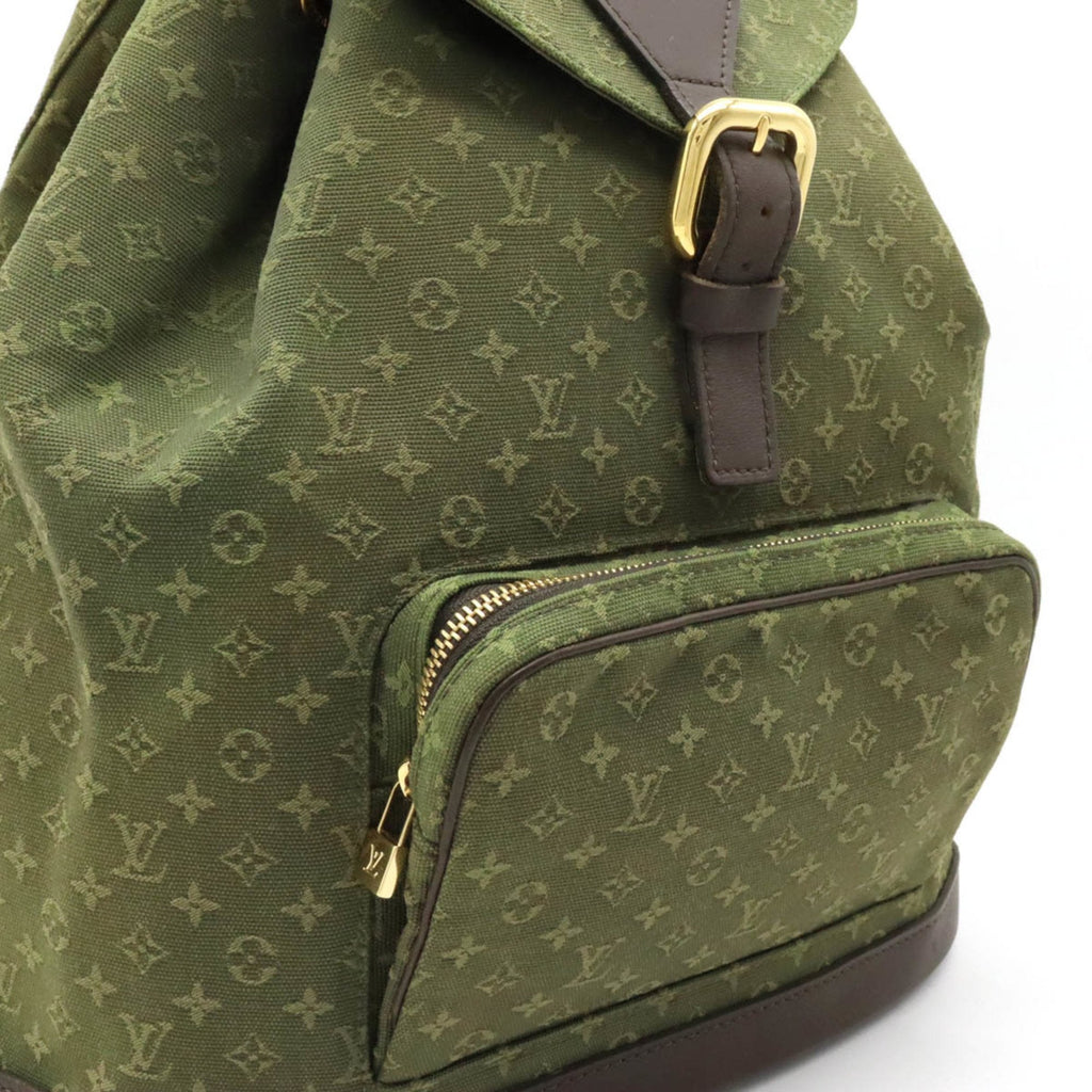 Louis Vuitton Montsouris Gm  Canvas Backpack Bag ()