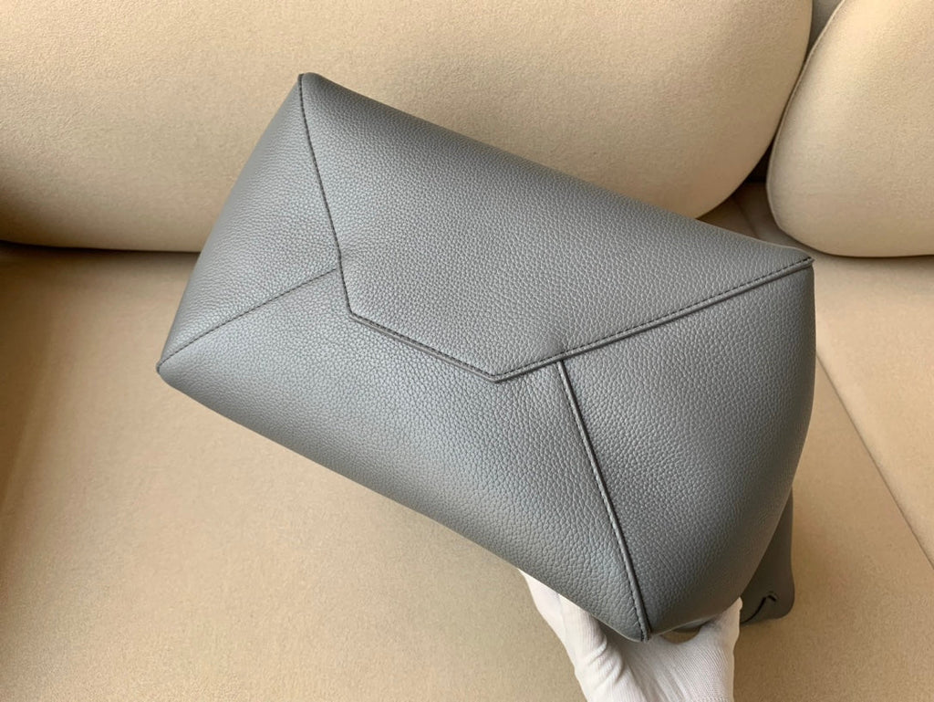 GLAMI Small Cabas Phantom In Soft Grained Grey For Women 12in/31cm 189023TNI.10DC