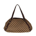 Gucci Abbey GG Hobo With Brown Leather Trims