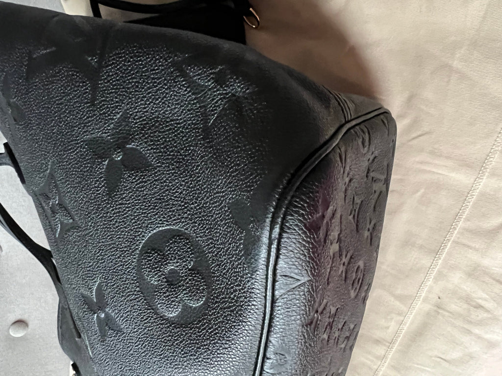 Louis Vuitton Neverfull MM Black Empreinte (RRP £1,940)