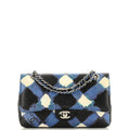 CHANEL Airlines Classic Double Flap Bag Printed Lambskin Medium