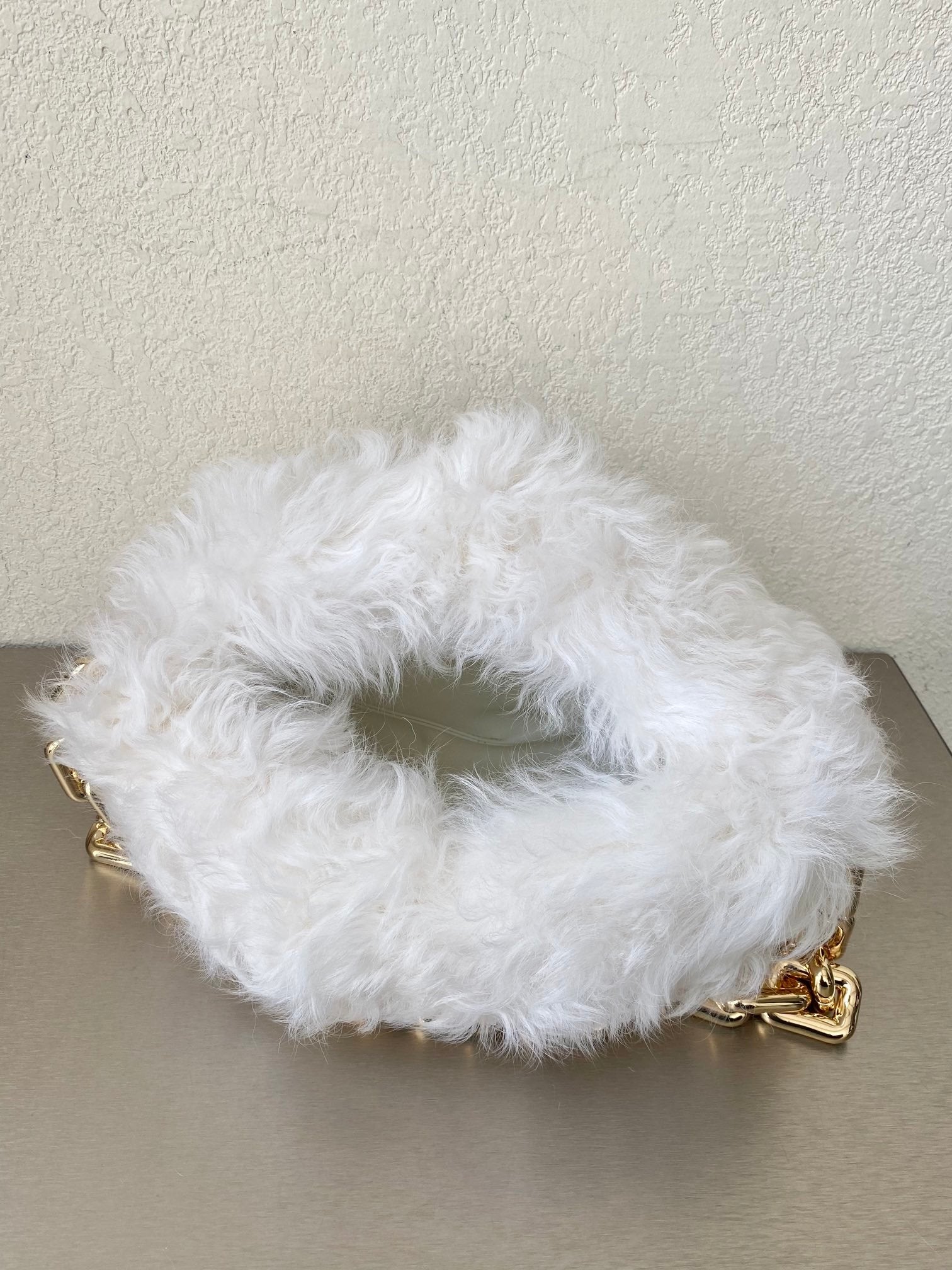 GLAMI Chain Pouch White, For Women, Bags 12.2in/31cm