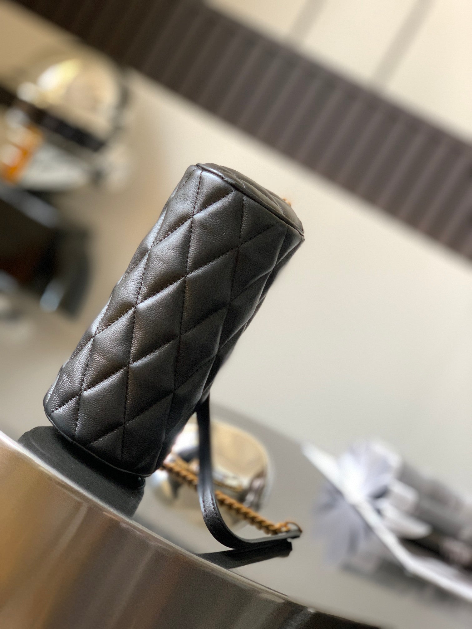 GLAMI Sade Mini Tube Bag For Women 7.9in/20cm Black YSL 699703AAAJU1000
