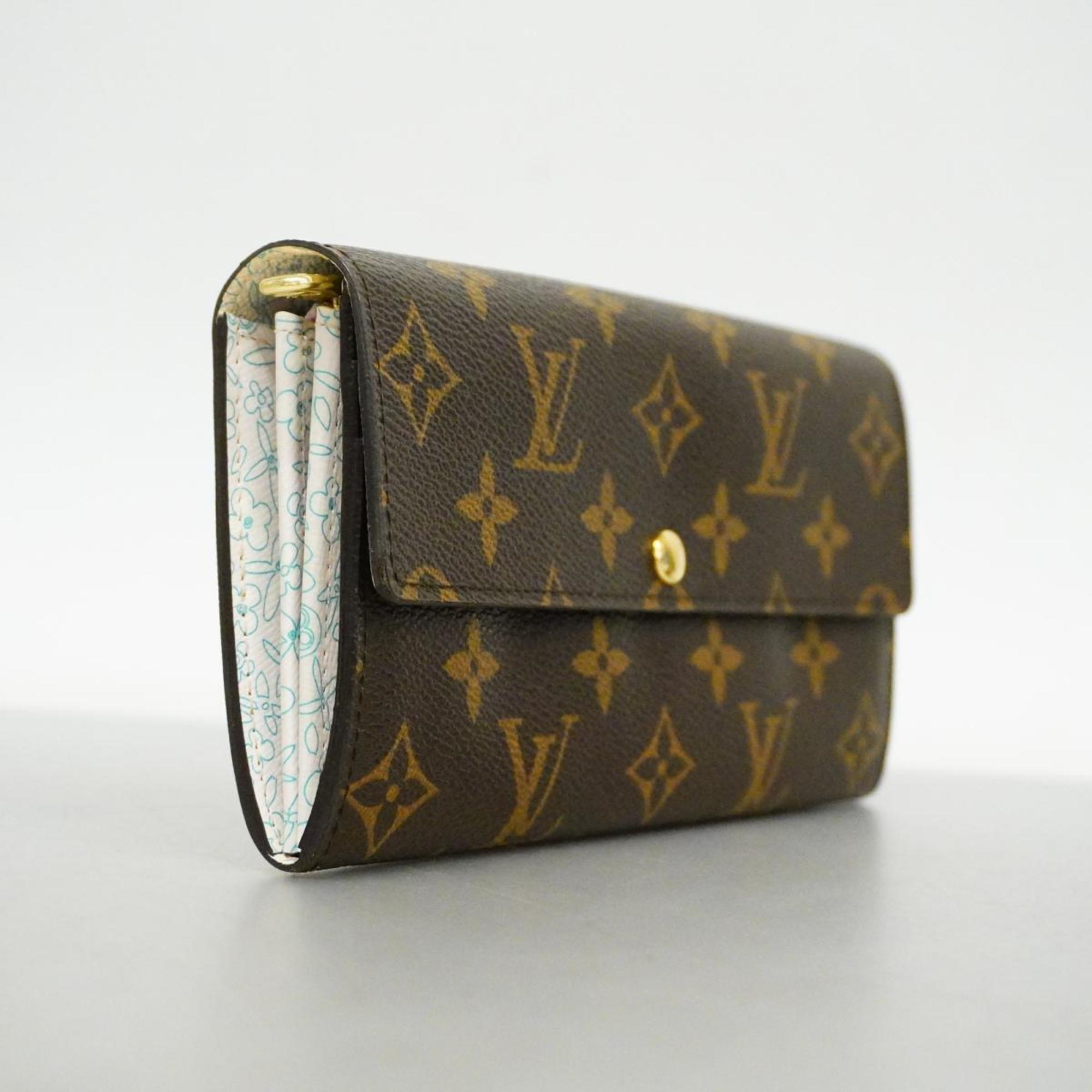Louis Vuitton Portefeuille Sarah  Canvas Wallet  ()