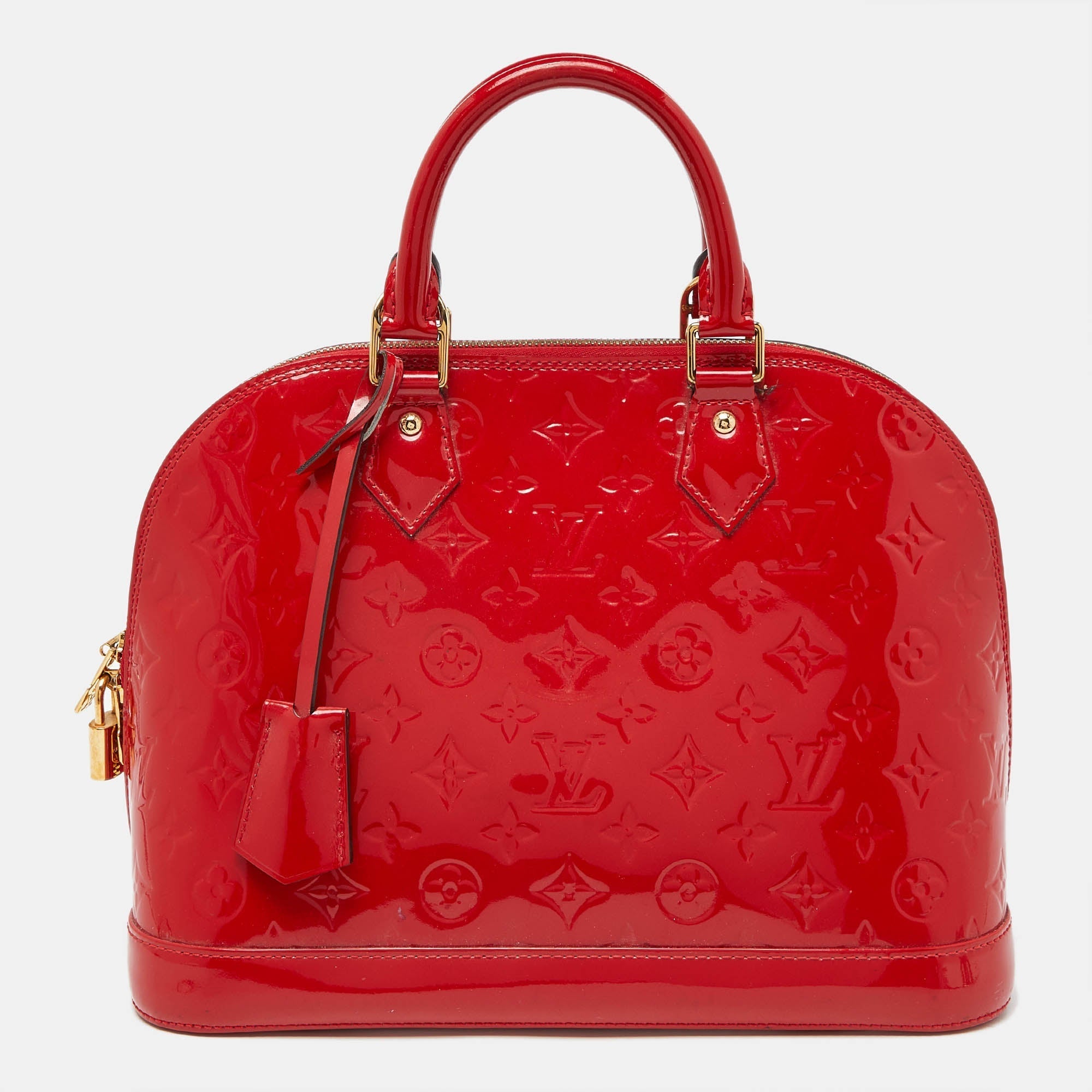 Louis Vuitton Sunset Monogram Vernis Alma Pm Bag