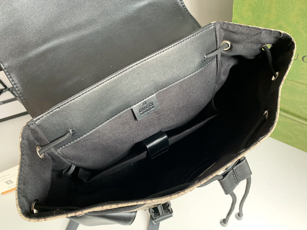 gg Supreme Cream Backpack For Men 16.5in/42cm gg