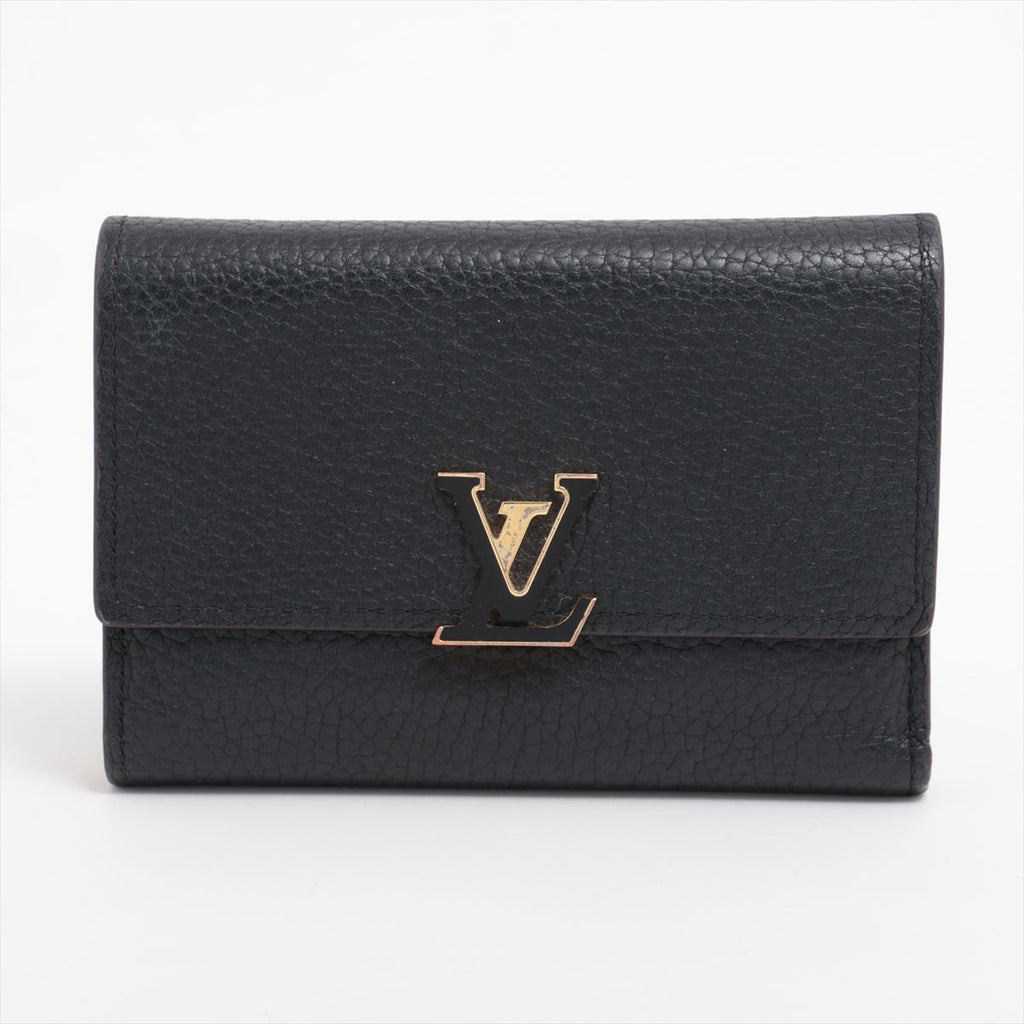 Louis Vuitton  Portefolio Capsule Compact M62157 Noir  Hot Pink Compact Wallet