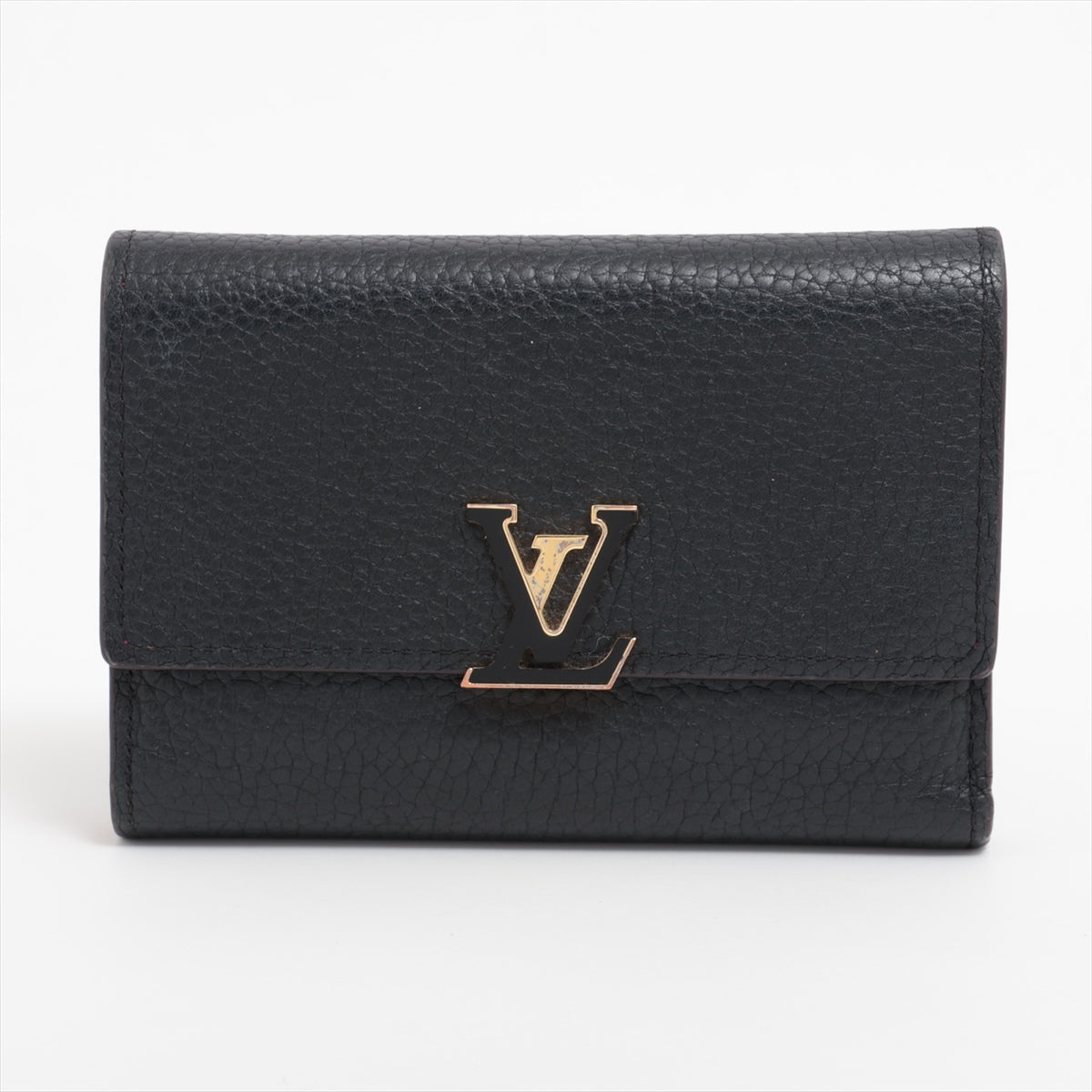 Louis Vuitton  Portefolio Capsule Compact M62157 Noir  Hot Pink Compact Wallet