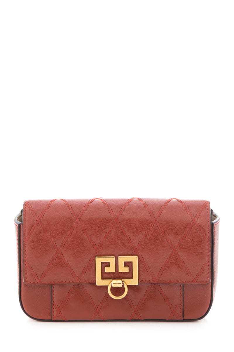 Givenchy Red Quilted Detail Cross-Body