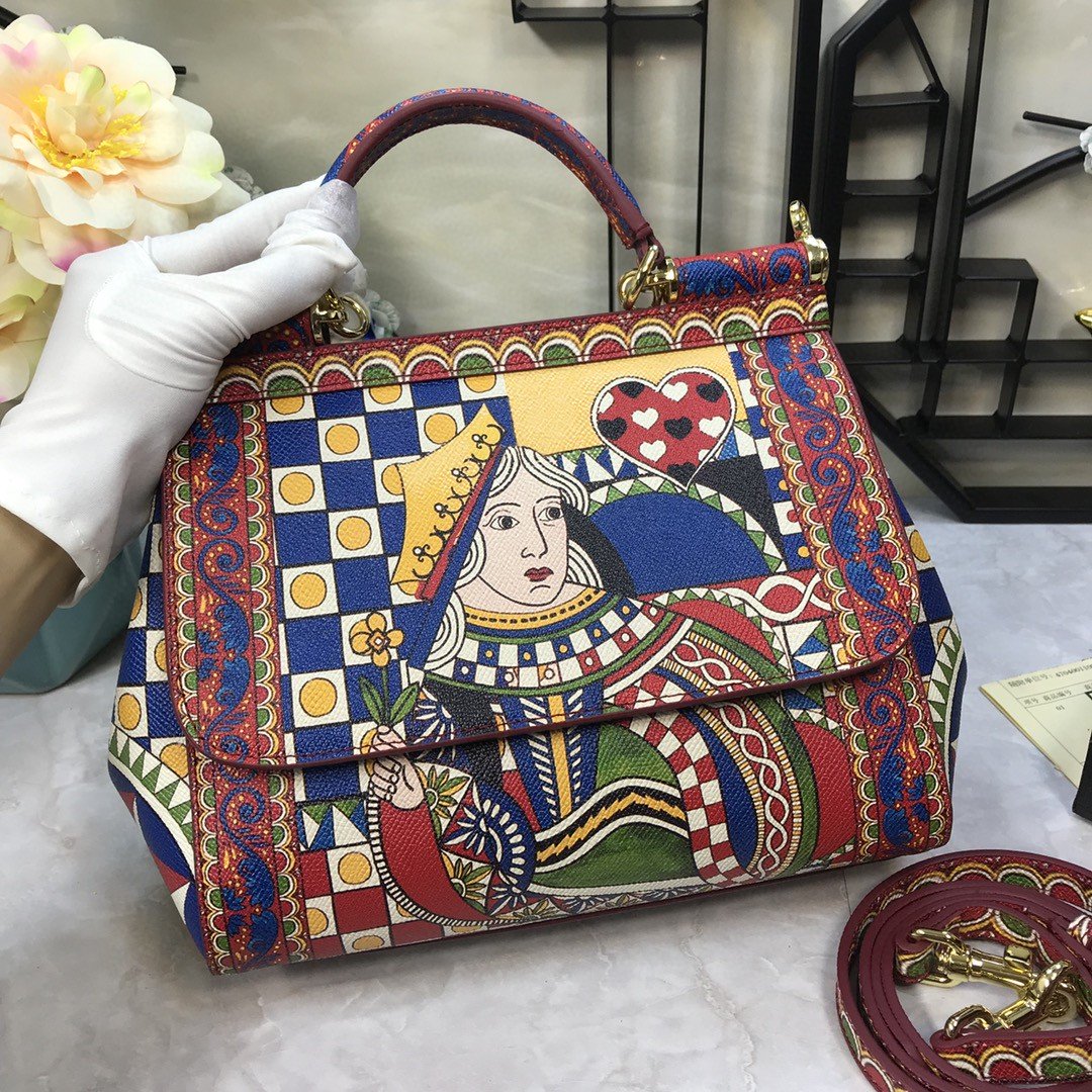 GLAMI 90s Sicily Bag With Logo Print Multicolor For Women 10.2in/26cm GLAMI