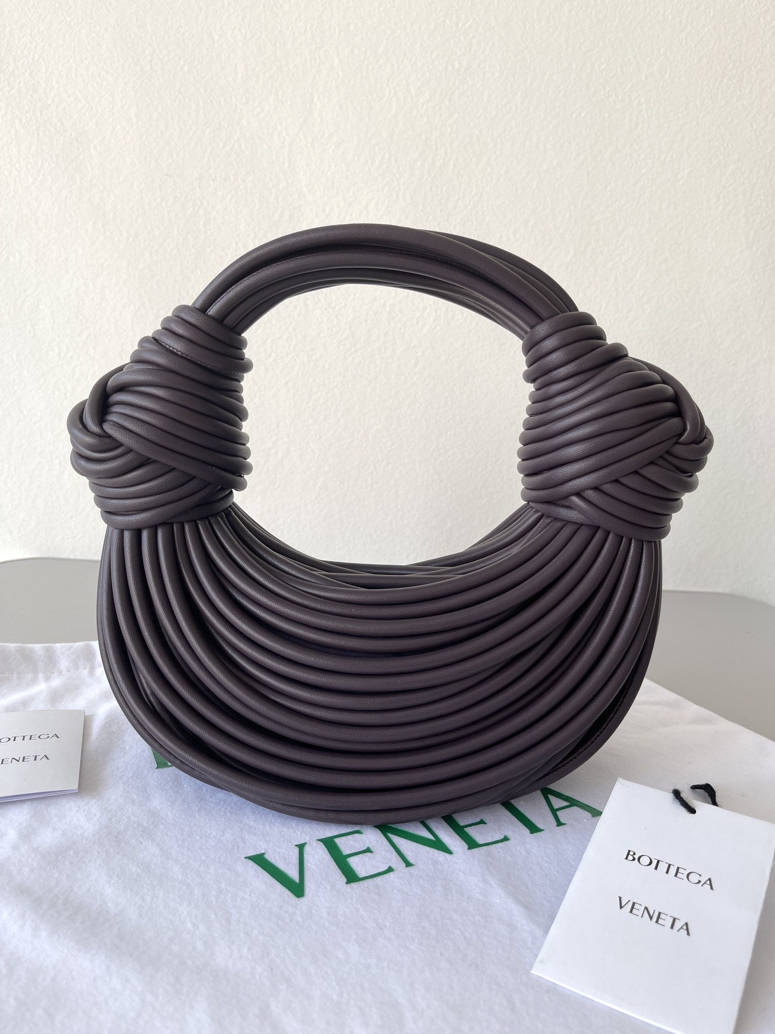GLAMI Double Knot Dark Violet, For Women, Bags 9.8in/25cm