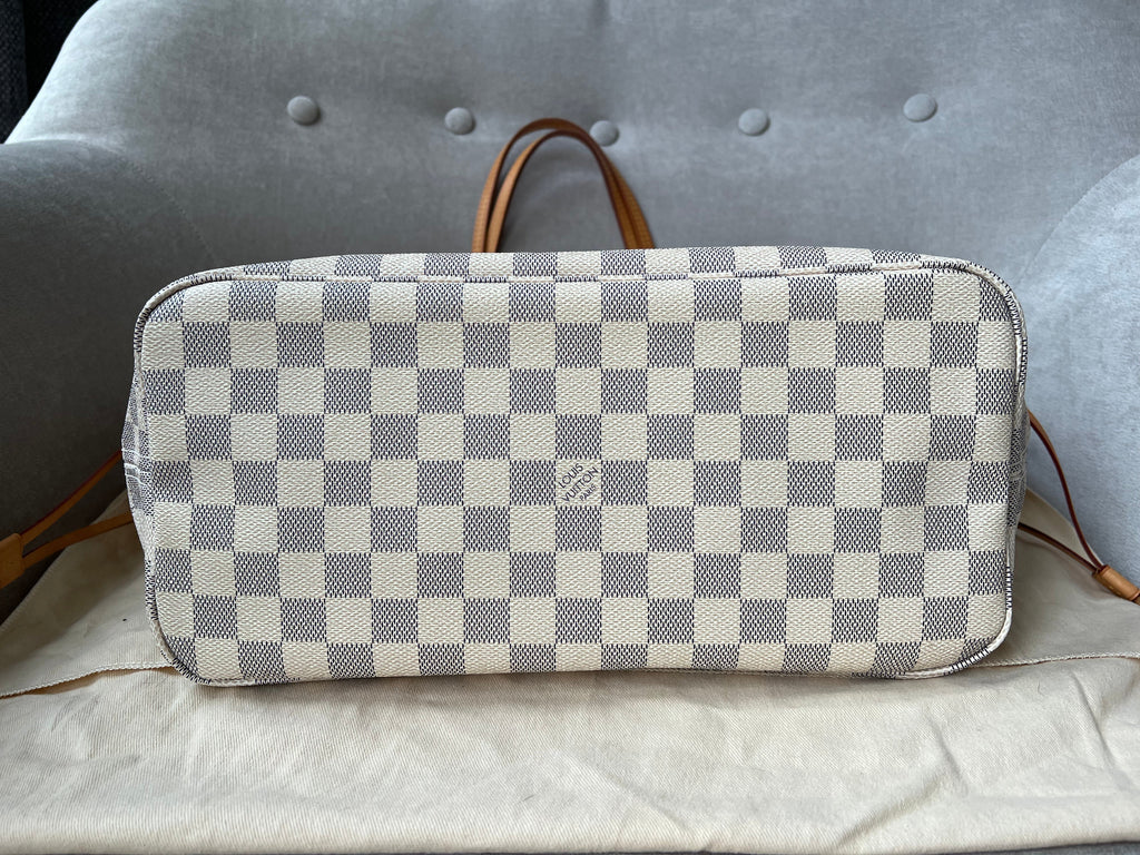Louis Vuitton Neverfull MM  Damier Azur (RRP £1,410)