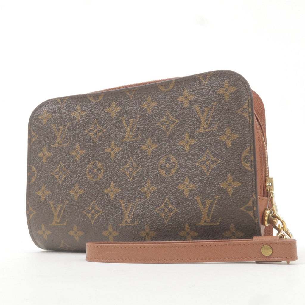 Louis Vuitton Monogram Orsay Clutch Bag Pouch Brown M51790